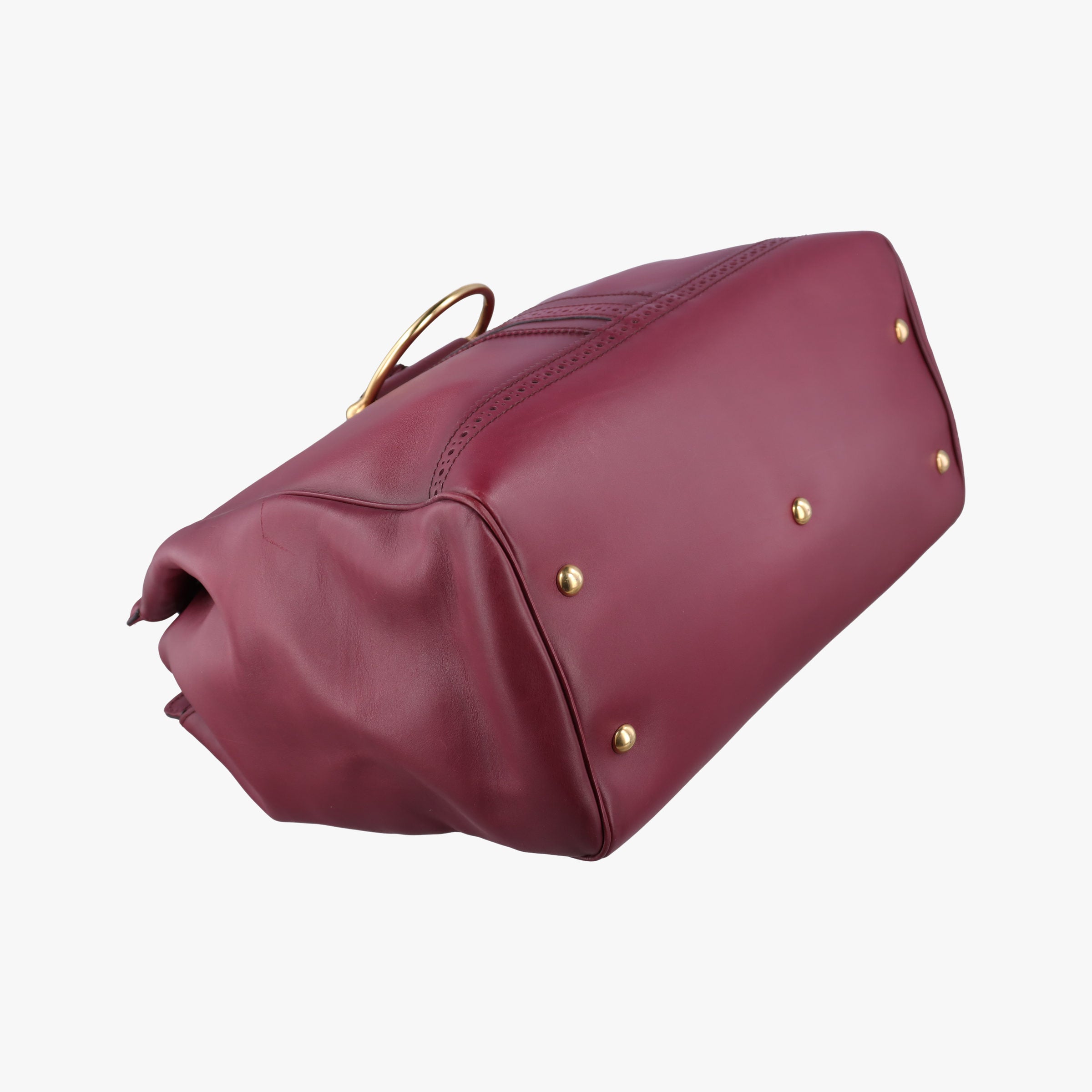 Pre-owned Gucci horse bit Red Leather 296900 handbag | stylenewstar