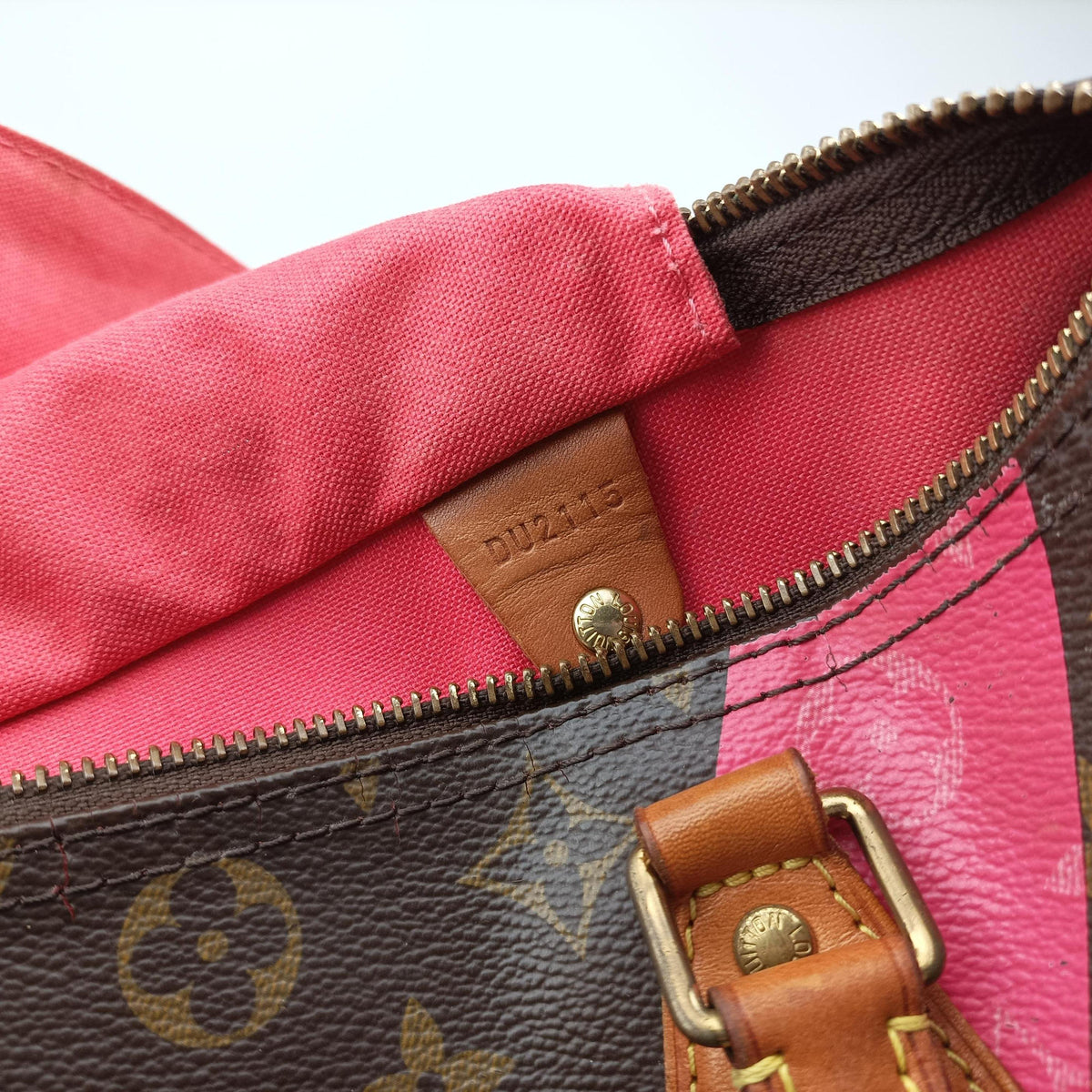 Vintage Louis Vuitton Speedy 30 Grenade V brown×pink Monogram Canvas M41533 handbag | stylenewstar