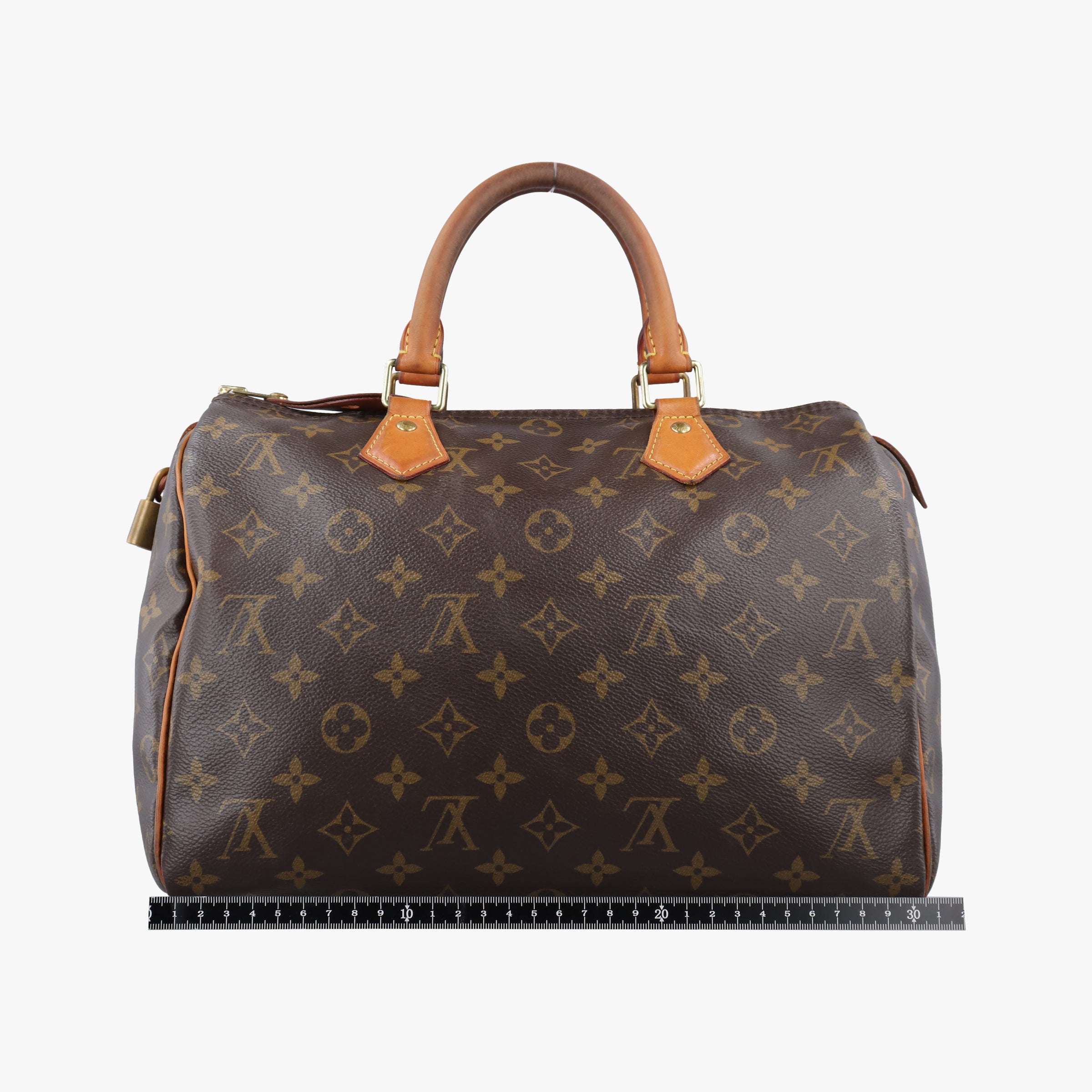 Vintage Louis Vuitton Speedy 30 Grenade V brown×pink Monogram Canvas M41533 handbag | stylenewstar