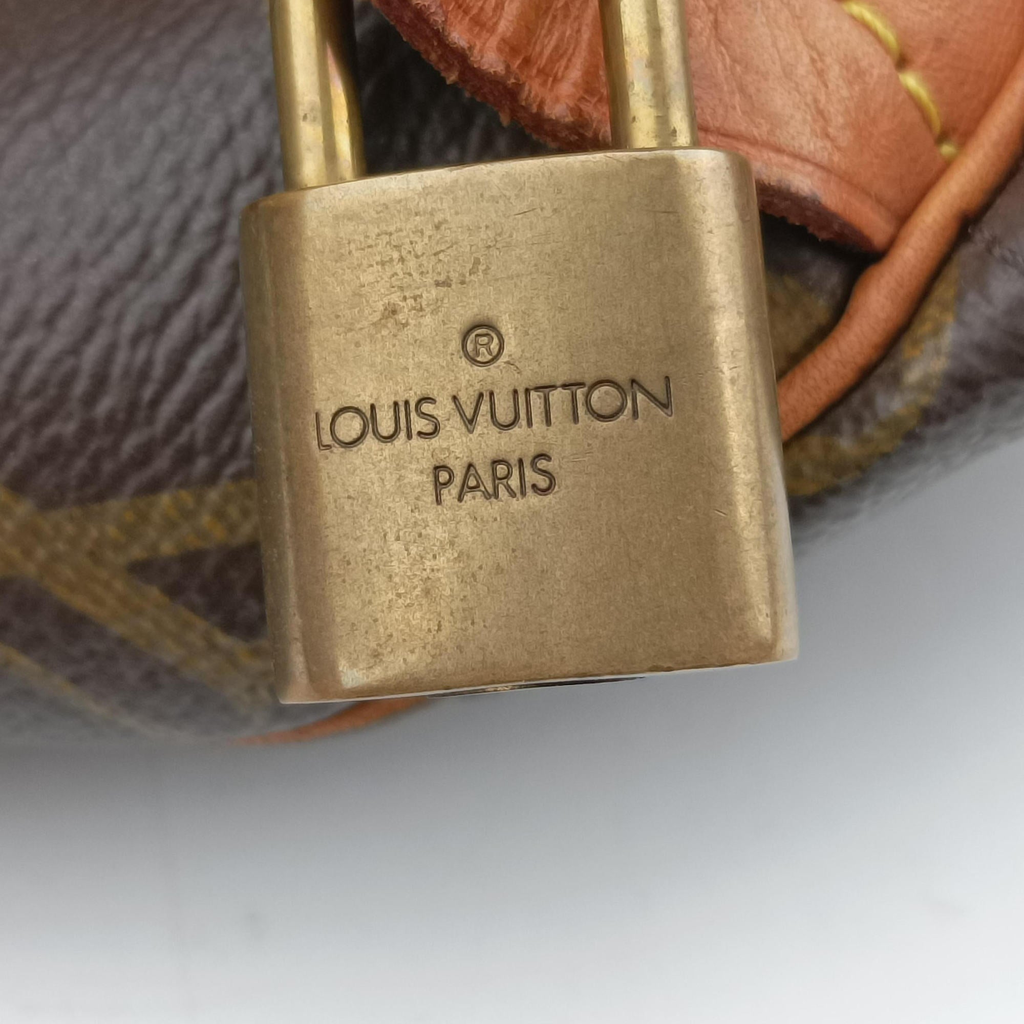 Vintage Louis Vuitton Speedy 30 Grenade V brown×pink Monogram Canvas M41533 handbag | stylenewstar