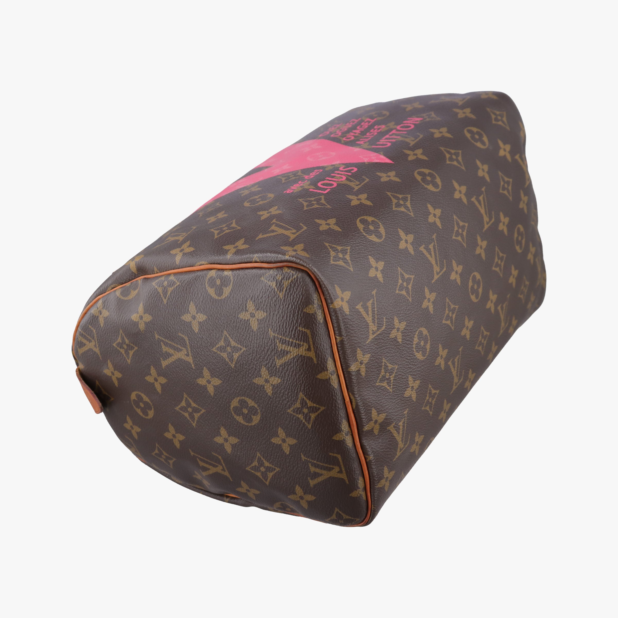 Vintage Louis Vuitton Speedy 30 Grenade V brown×pink Monogram Canvas M41533 handbag | stylenewstar
