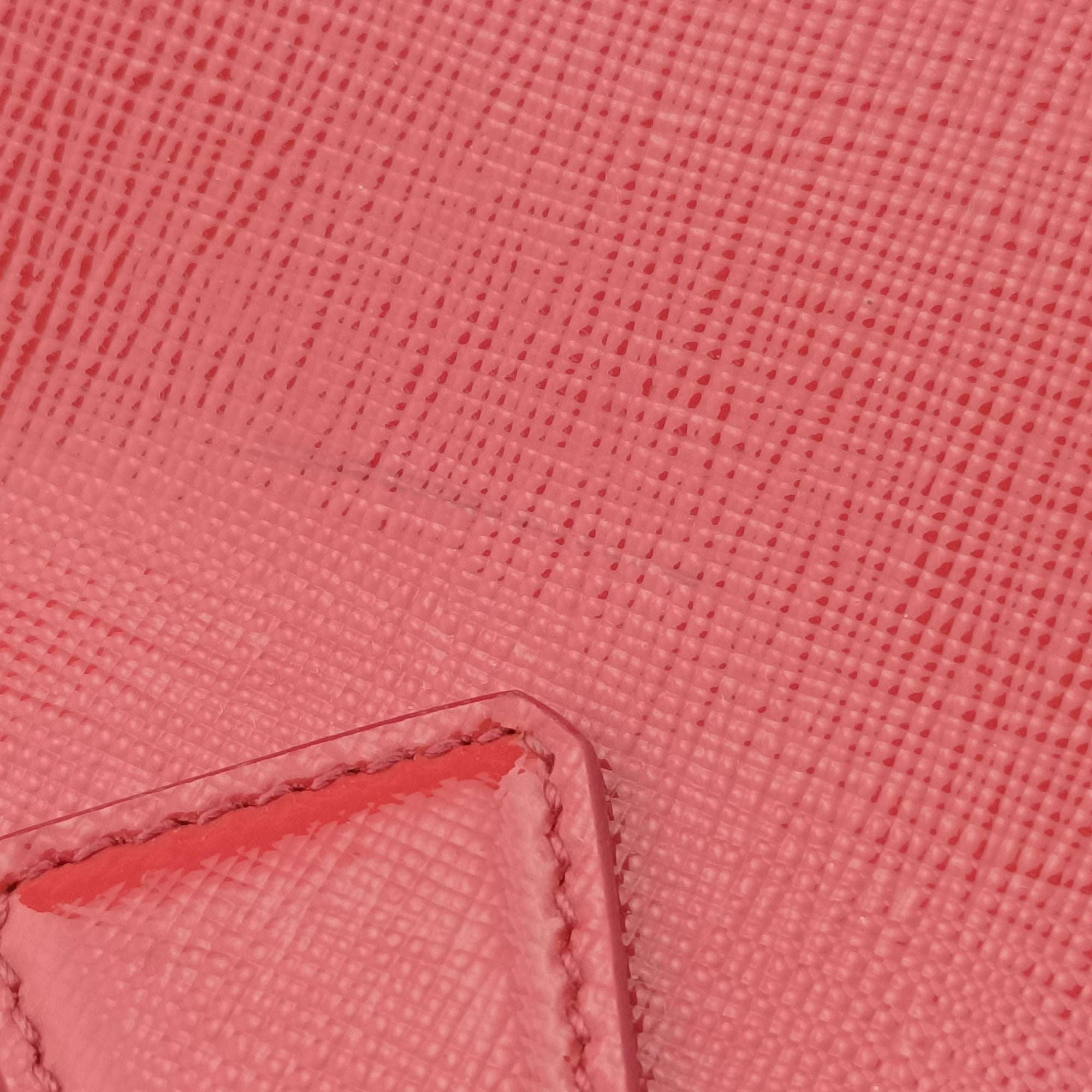 Pre-owned Prada Galleria Red SAFFIANO Leather BN1874 handbag | stylenewstar