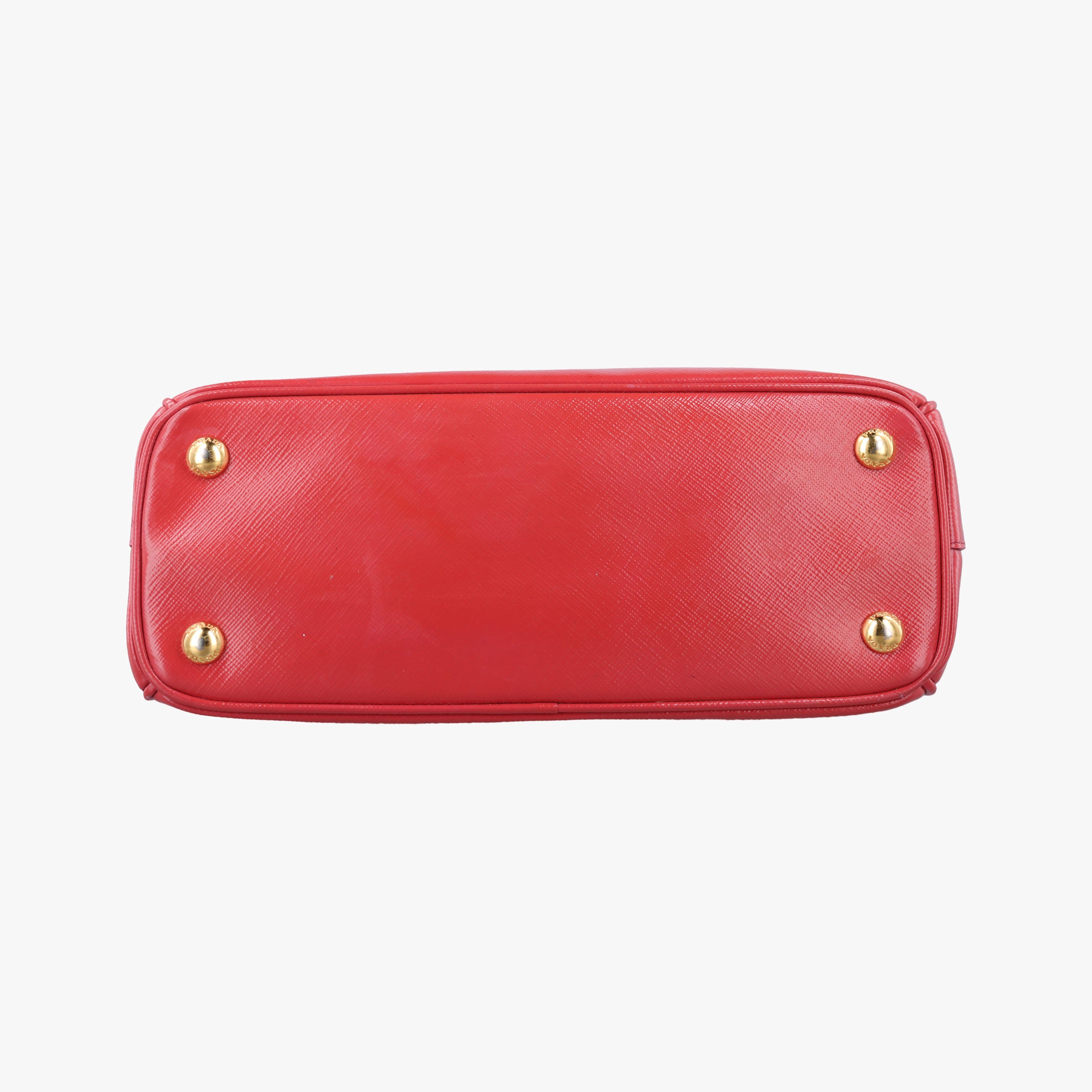 Pre-owned Prada Galleria Red SAFFIANO Leather BN1874 handbag | stylenewstar