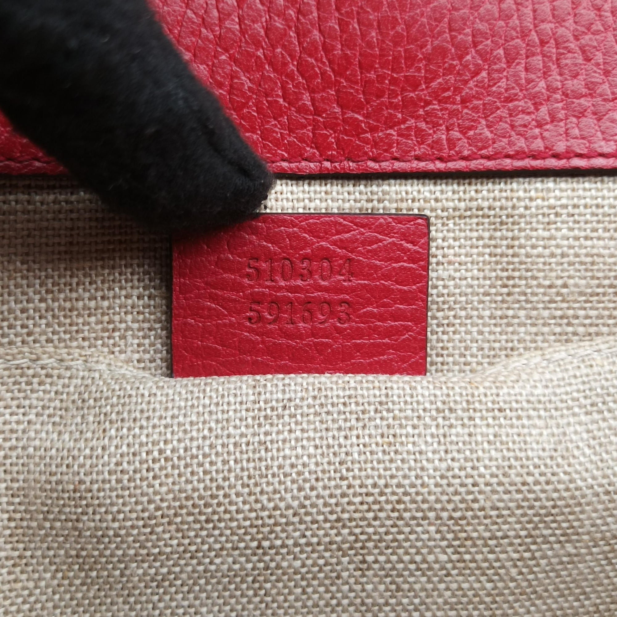 Pre-owned Gucci Interlocking G Red Leather 510304 shoulderbag | stylenewstar