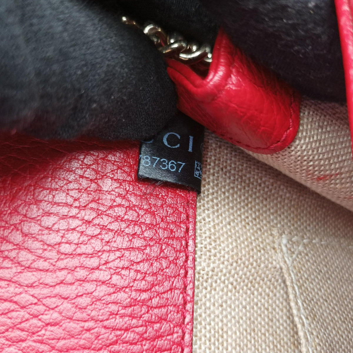 Pre-owned Gucci Interlocking G Red Leather 510304 shoulderbag | stylenewstar