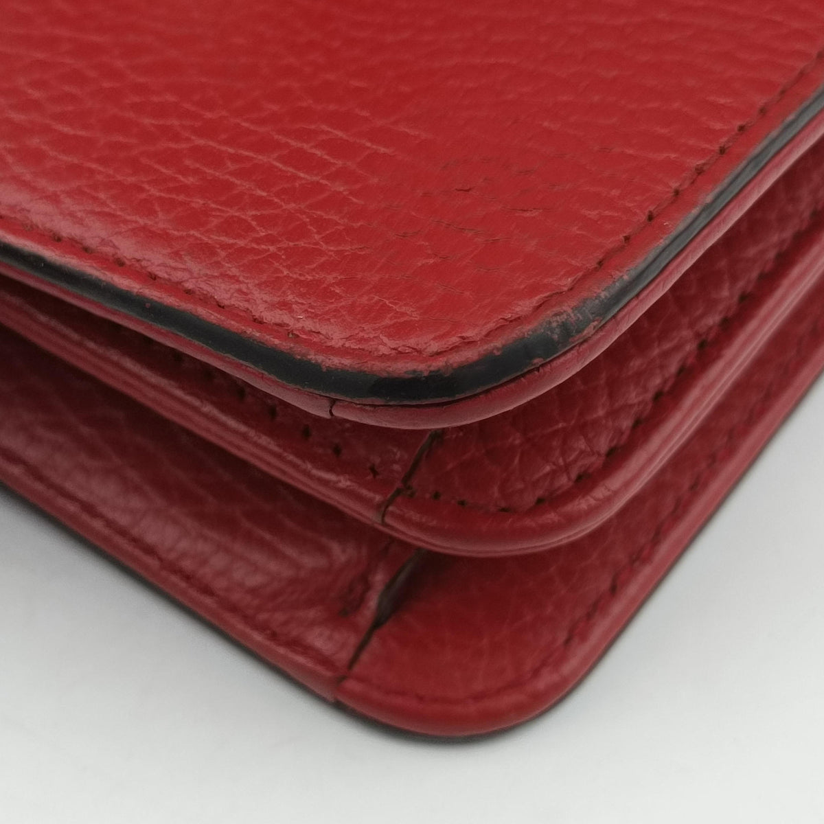Pre-owned Gucci Interlocking G Red Leather 510304 shoulderbag | stylenewstar