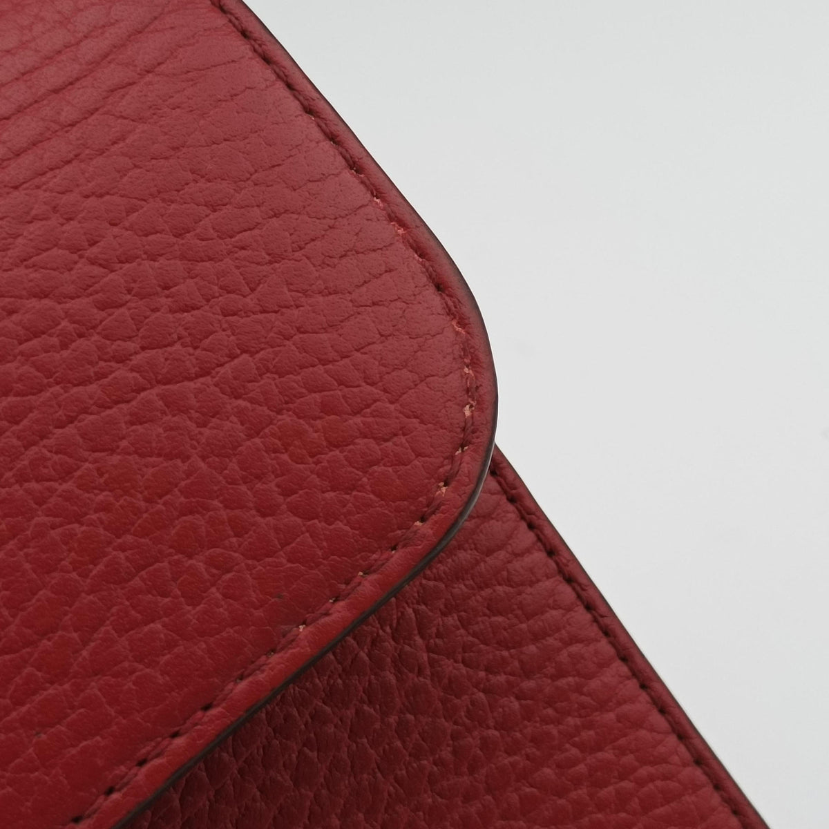 Pre-owned Gucci Interlocking G Red Leather 510304 shoulderbag | stylenewstar