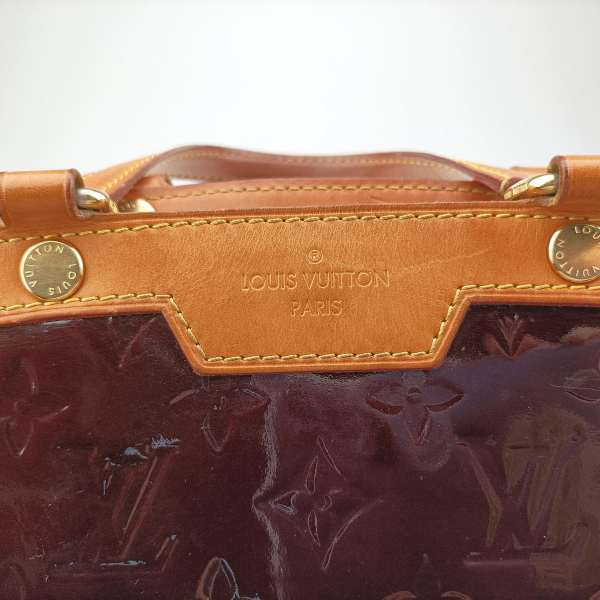Pre-owned Louis Vuitton Brea MM AMARANTE Vernis M91619 shoulderbag | stylenewstar