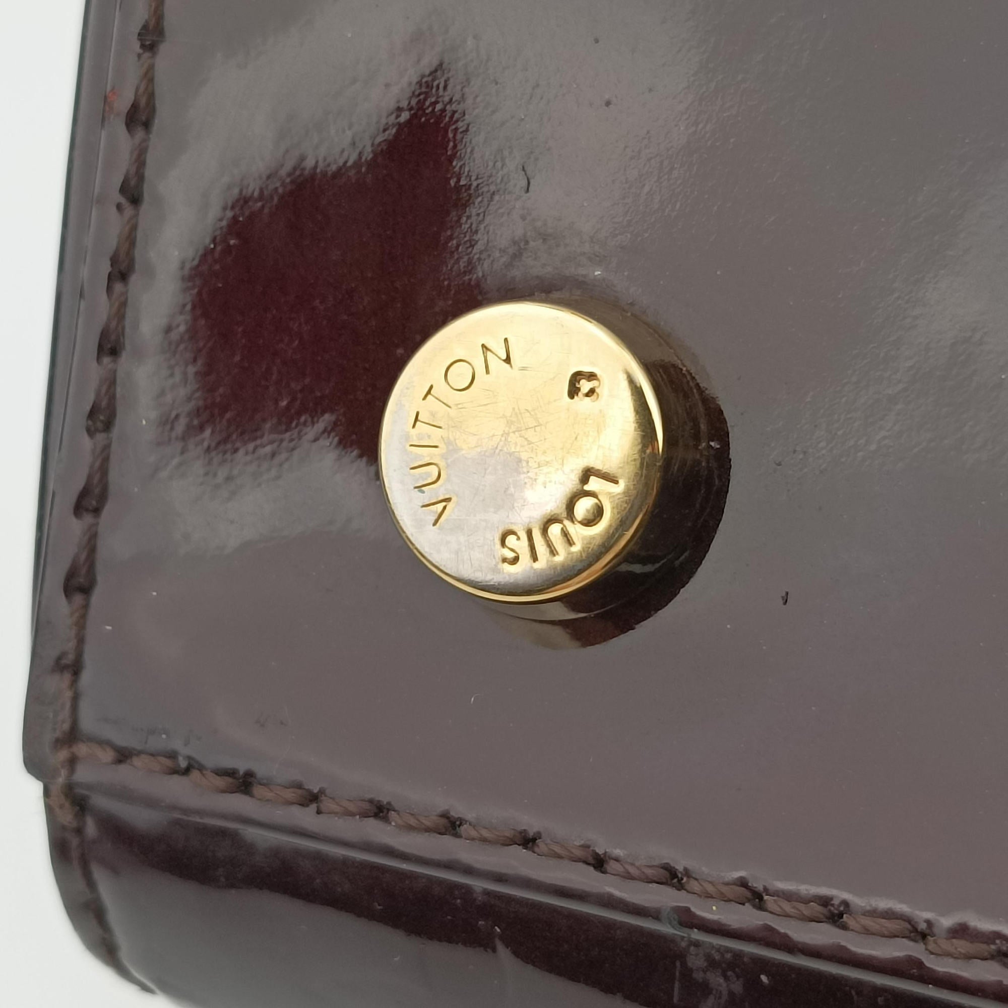 Pre-owned Louis Vuitton Brea MM AMARANTE Vernis M91619 shoulderbag | stylenewstar