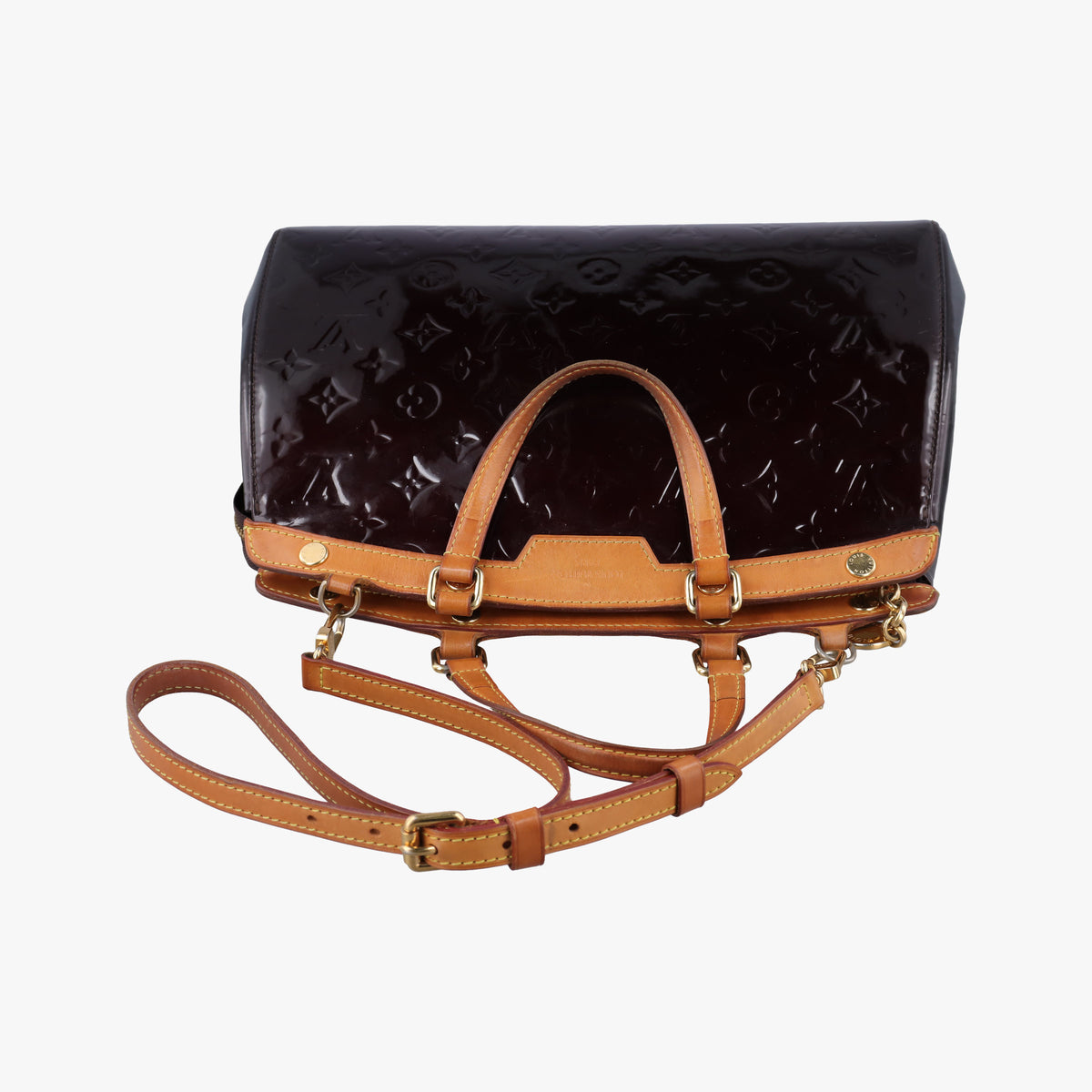 Pre-owned Louis Vuitton Brea MM AMARANTE Vernis M91619 shoulderbag | stylenewstar