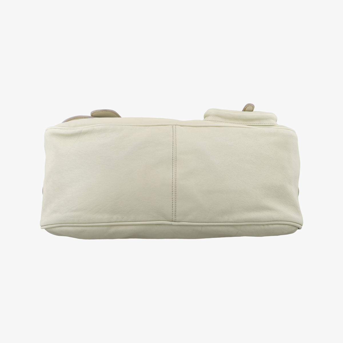 Secondhand Christian Dior Gaucho White Leather  shoulderbag | stylenewstar