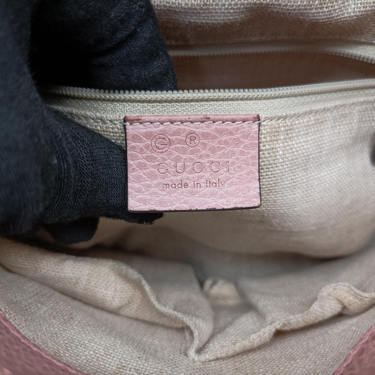 Pre-owned Gucci Interlocking G Pink Leather 510302 shoulderbag | stylenewstar
