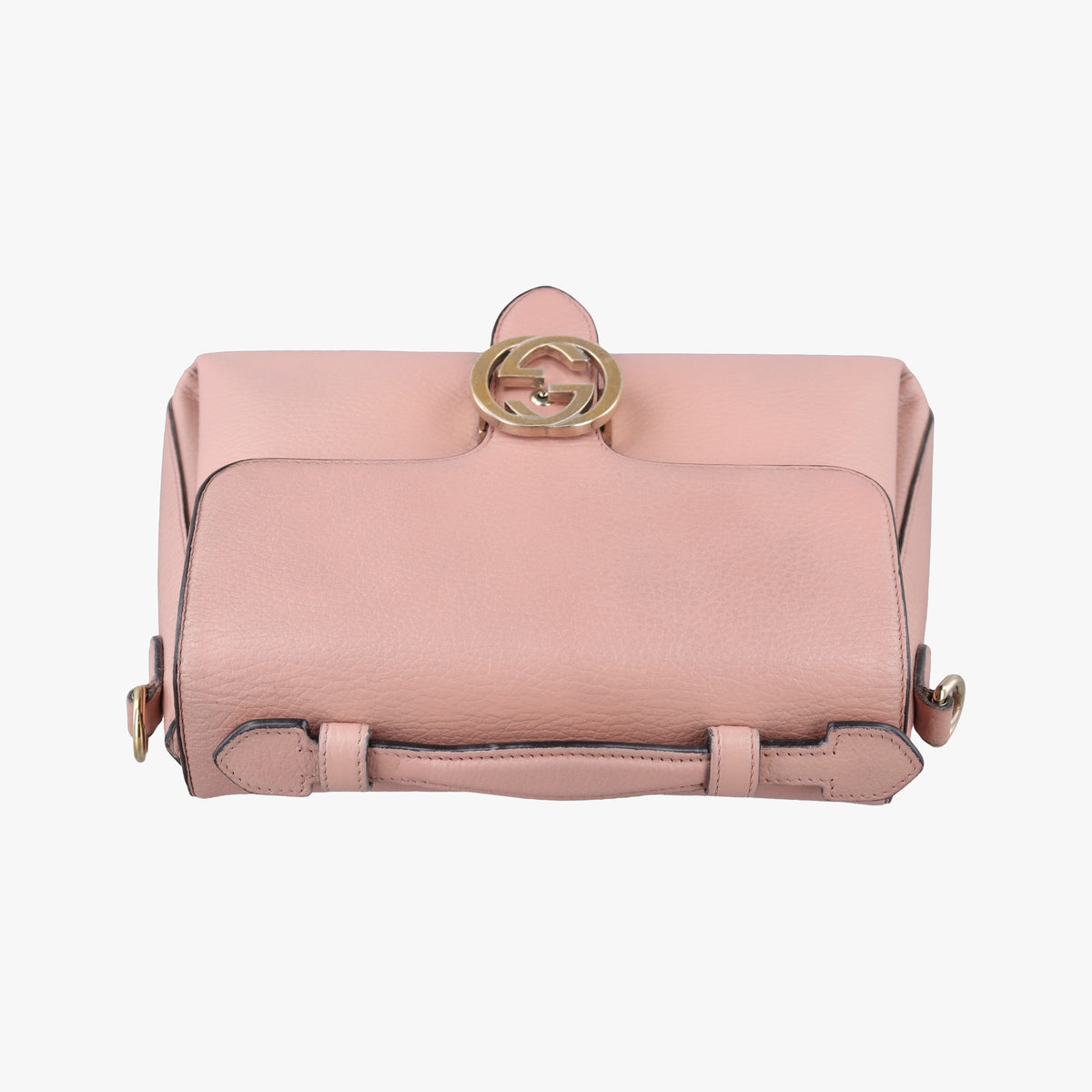 Pre-owned Gucci Interlocking G Pink Leather 510302 shoulderbag | stylenewstar