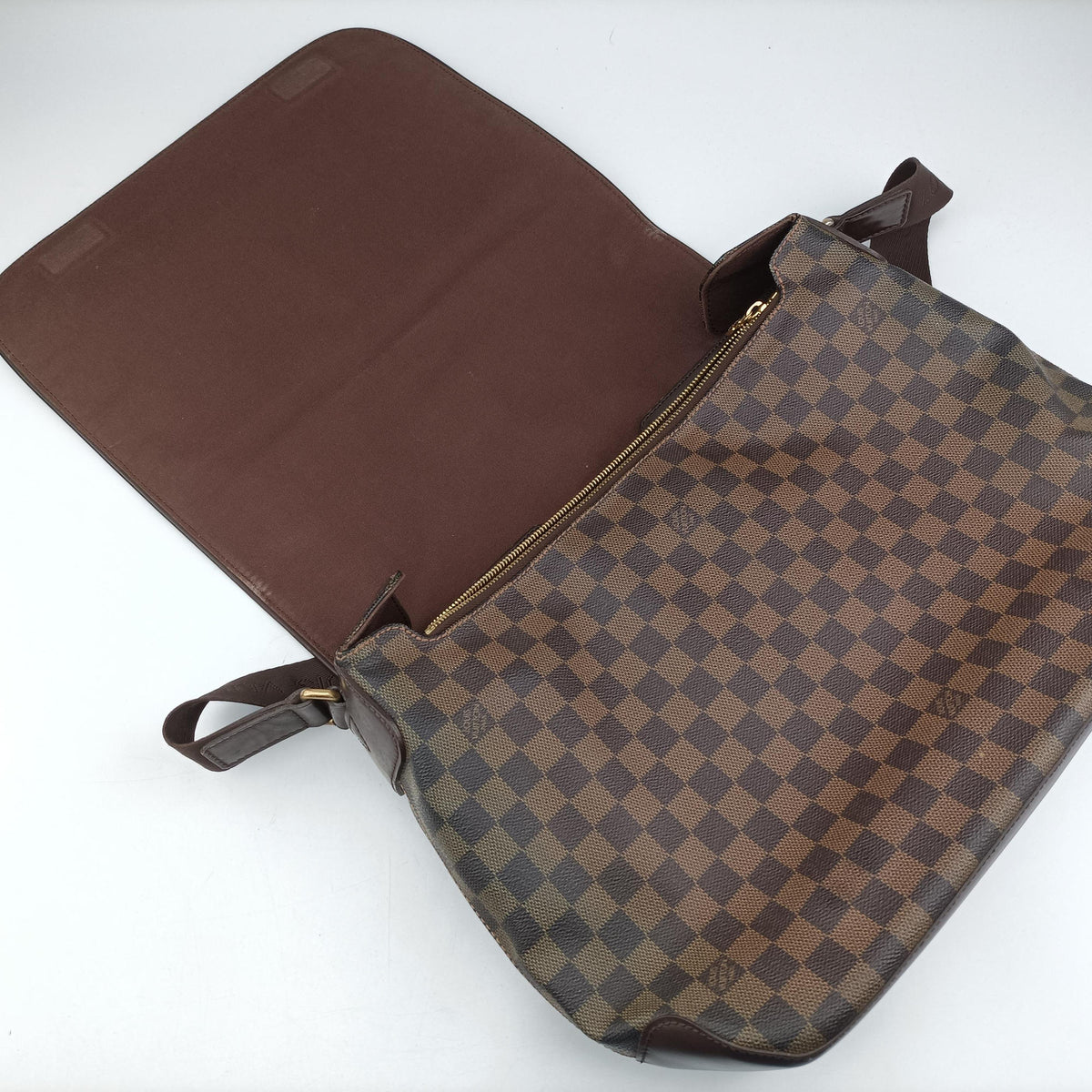 Pre-owned Louis Vuitton SPENCER EBENE Damier　Canvas N58021 shoulderbag | stylenewstar