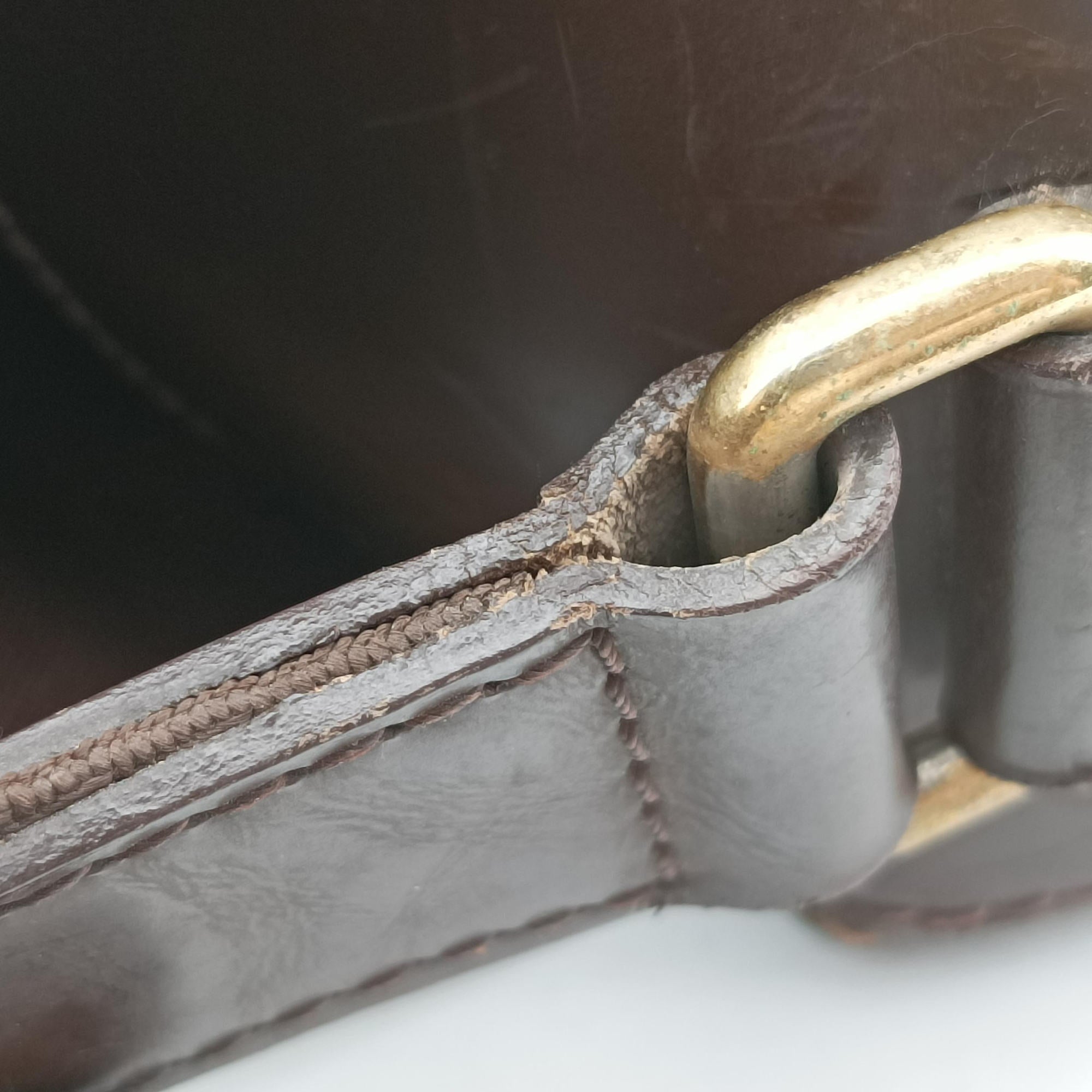 Pre-owned Louis Vuitton SPENCER EBENE Damier　Canvas N58021 shoulderbag | stylenewstar