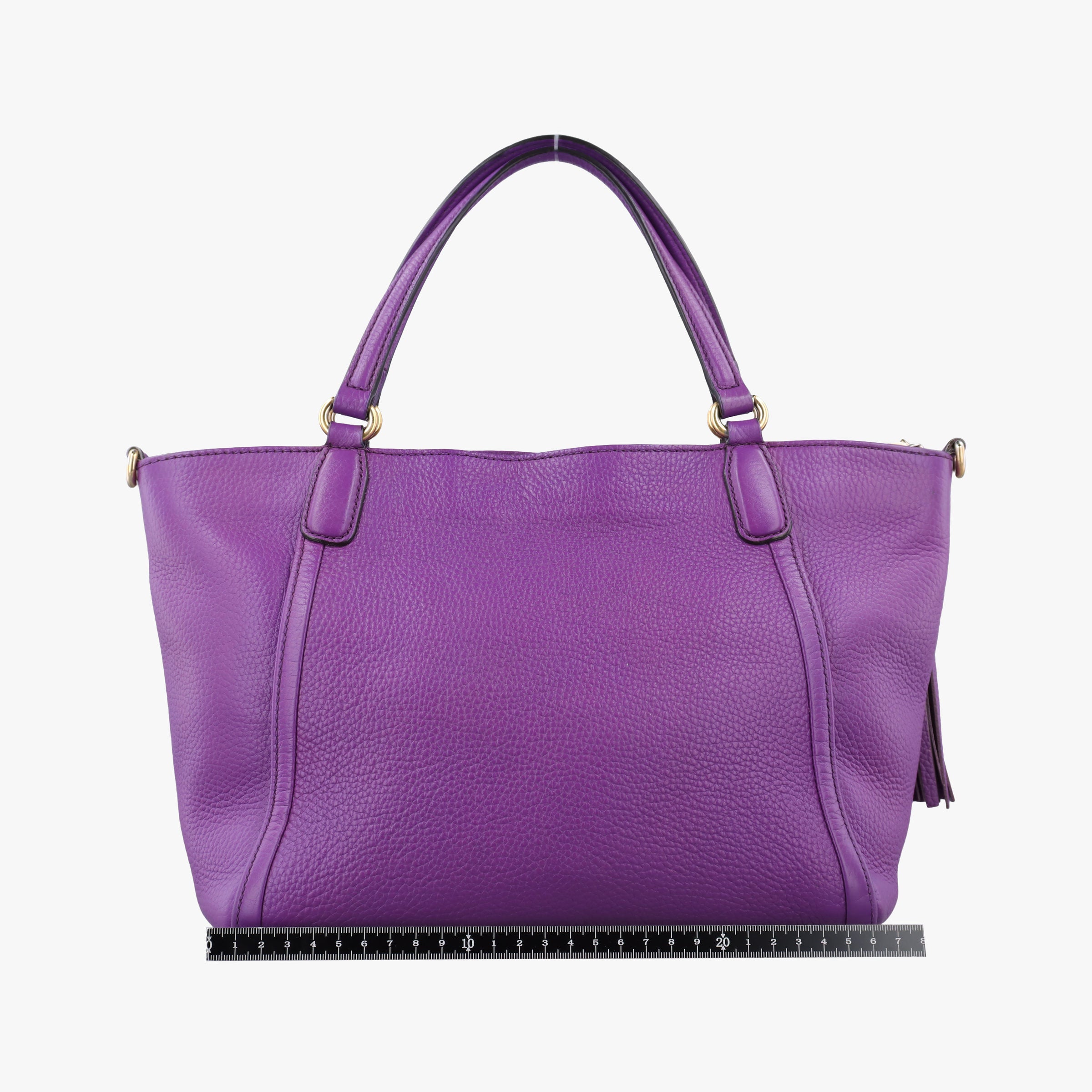 Pre-owned Gucci Soho Purple Leather 369176 shoulderbag | stylenewstar