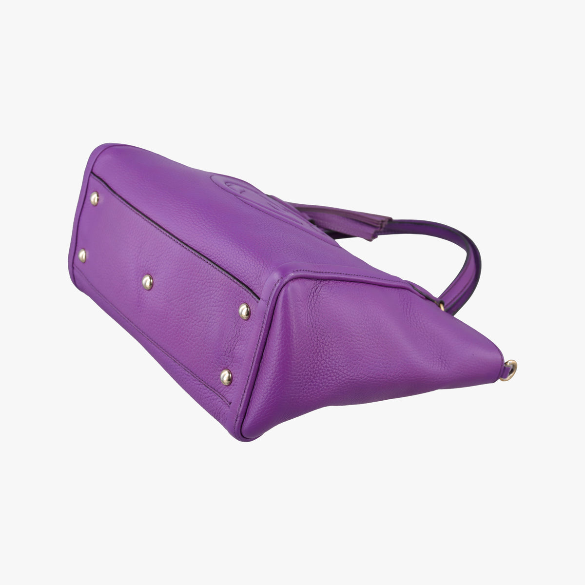 Pre-owned Gucci Soho Purple Leather 369176 shoulderbag | stylenewstar