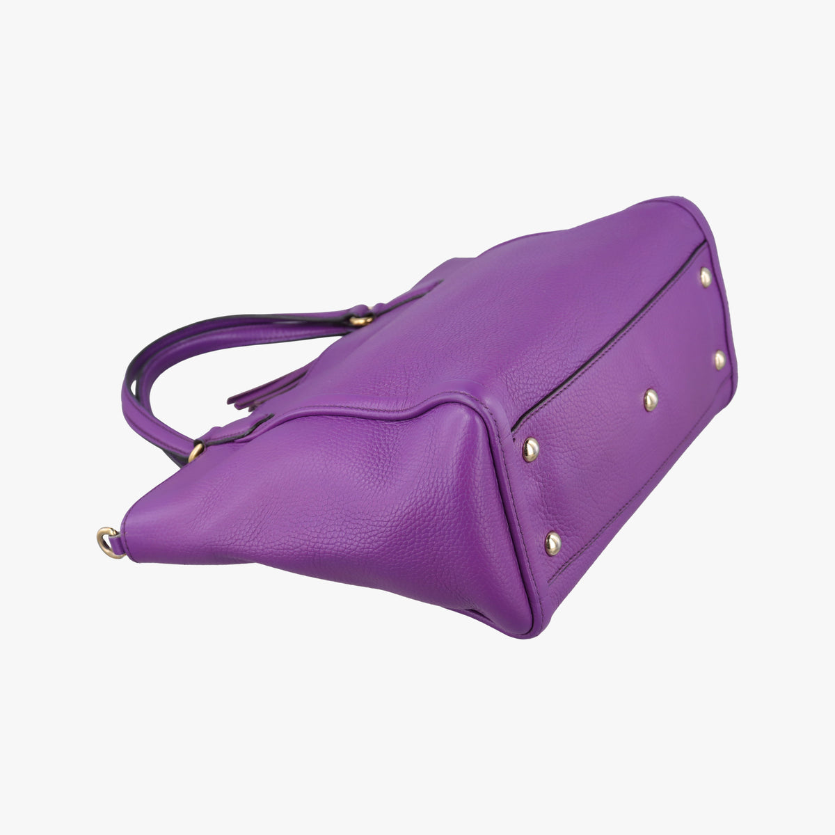 Pre-owned Gucci Soho Purple Leather 369176 shoulderbag | stylenewstar