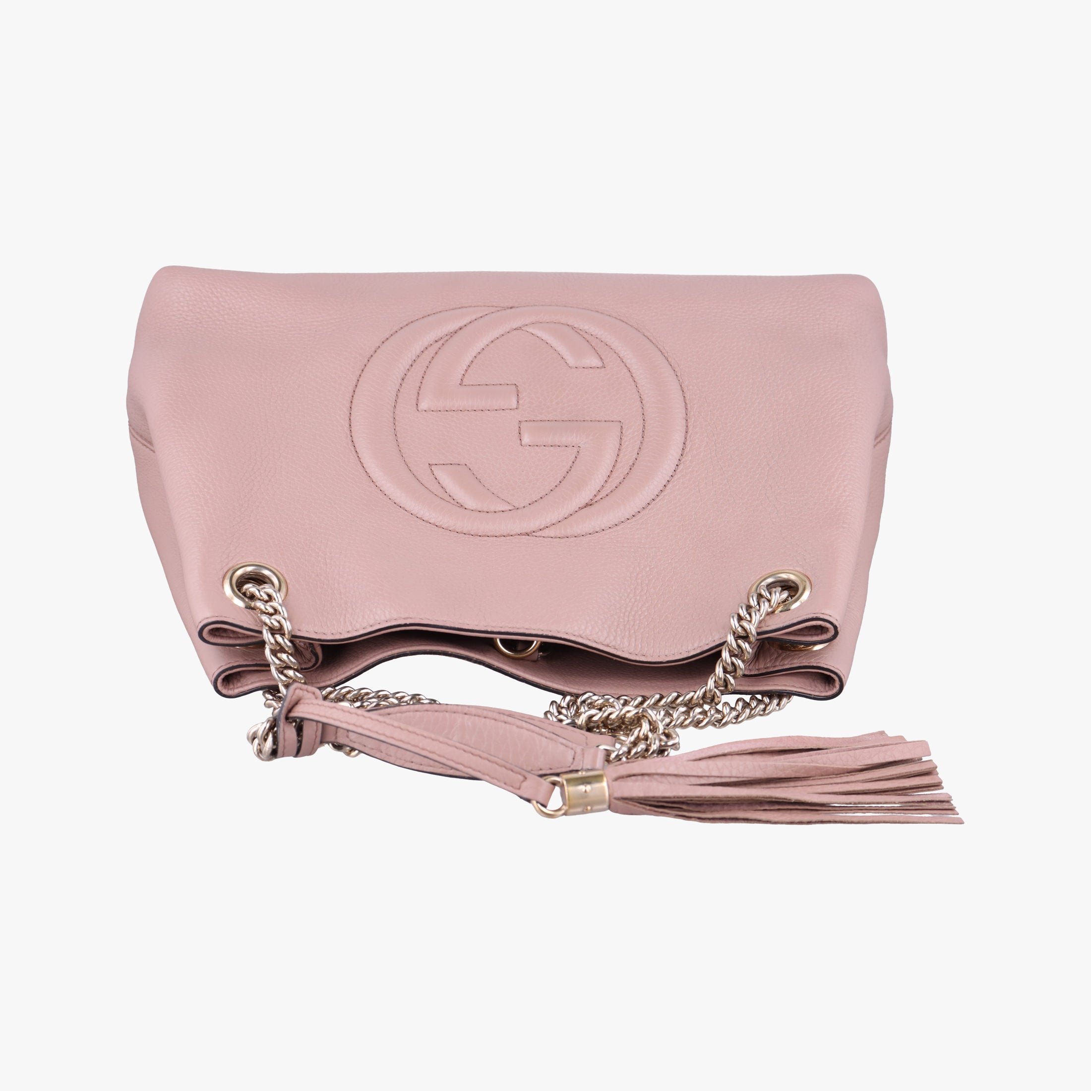 Pre-owned Gucci Soho Pink Leather 308982 shoulderbag | stylenewstar
