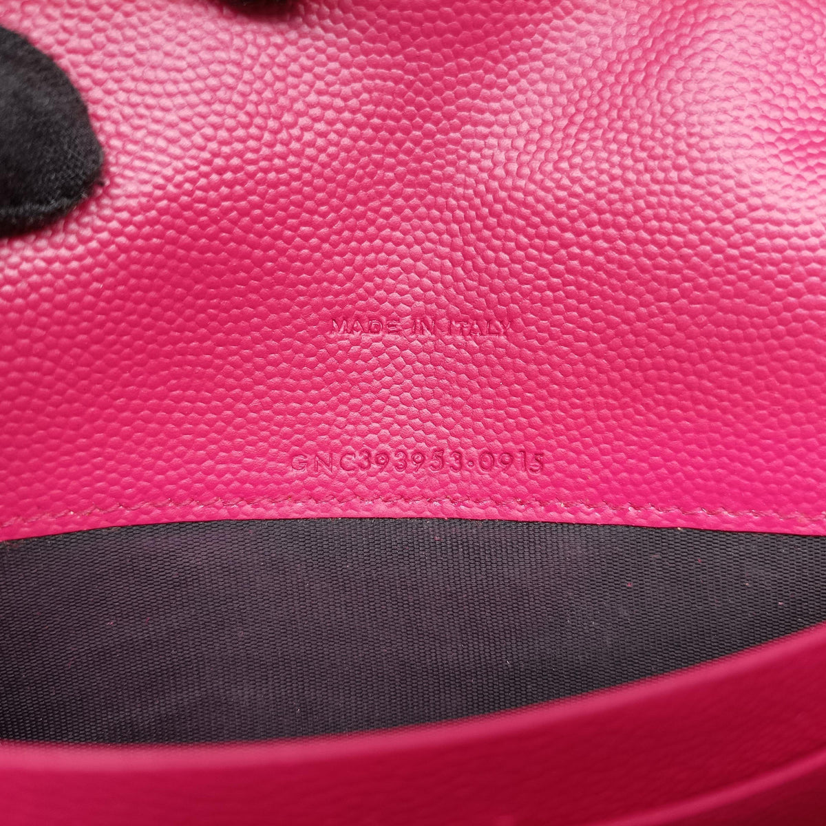 Pre-owned Yves Saint Laurent Monogram Pink Leather 393953 shoulderbag | stylenewstar