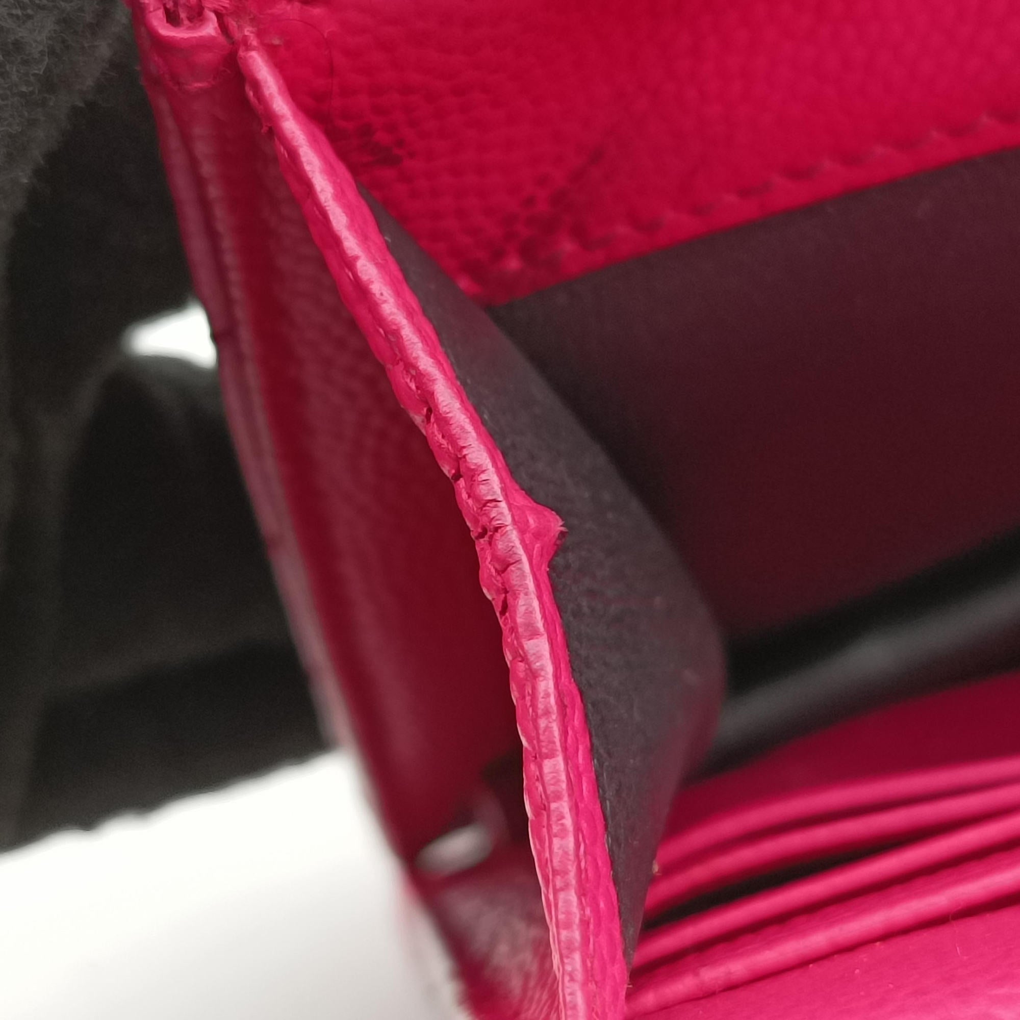 Pre-owned Yves Saint Laurent Monogram Pink Leather 393953 shoulderbag | stylenewstar