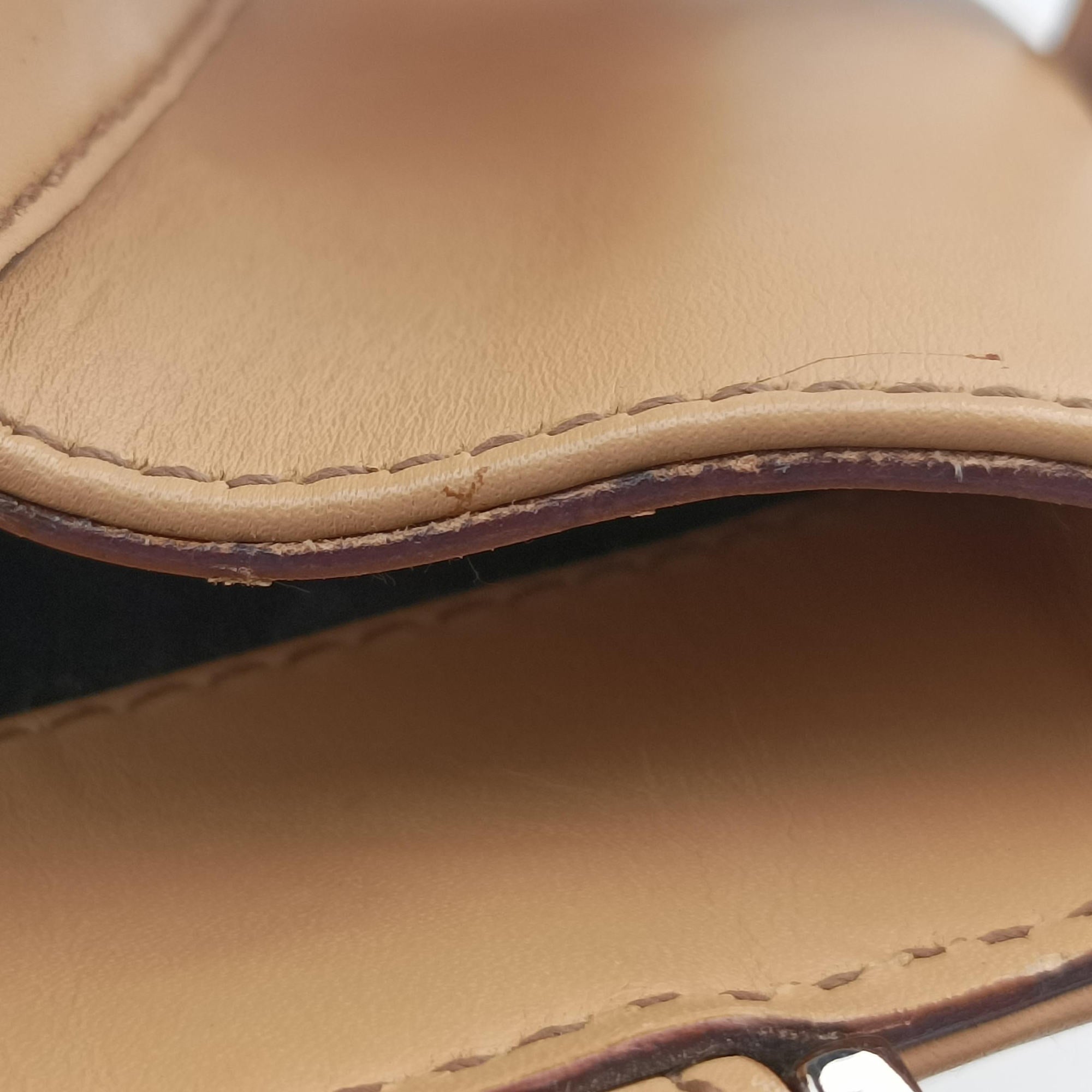 Pre-owned Ferragamo Gancini Camel Leather  handbag | stylenewstar