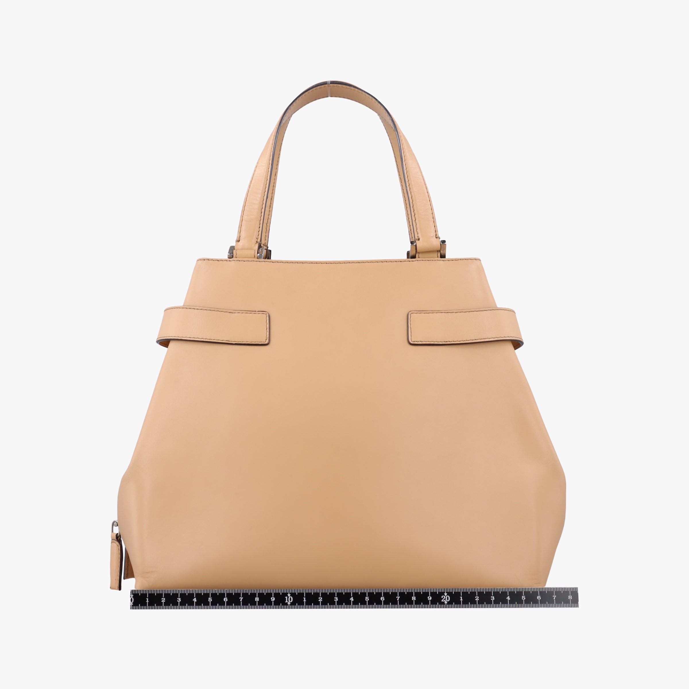 Pre-owned Ferragamo Gancini Camel Leather  handbag | stylenewstar