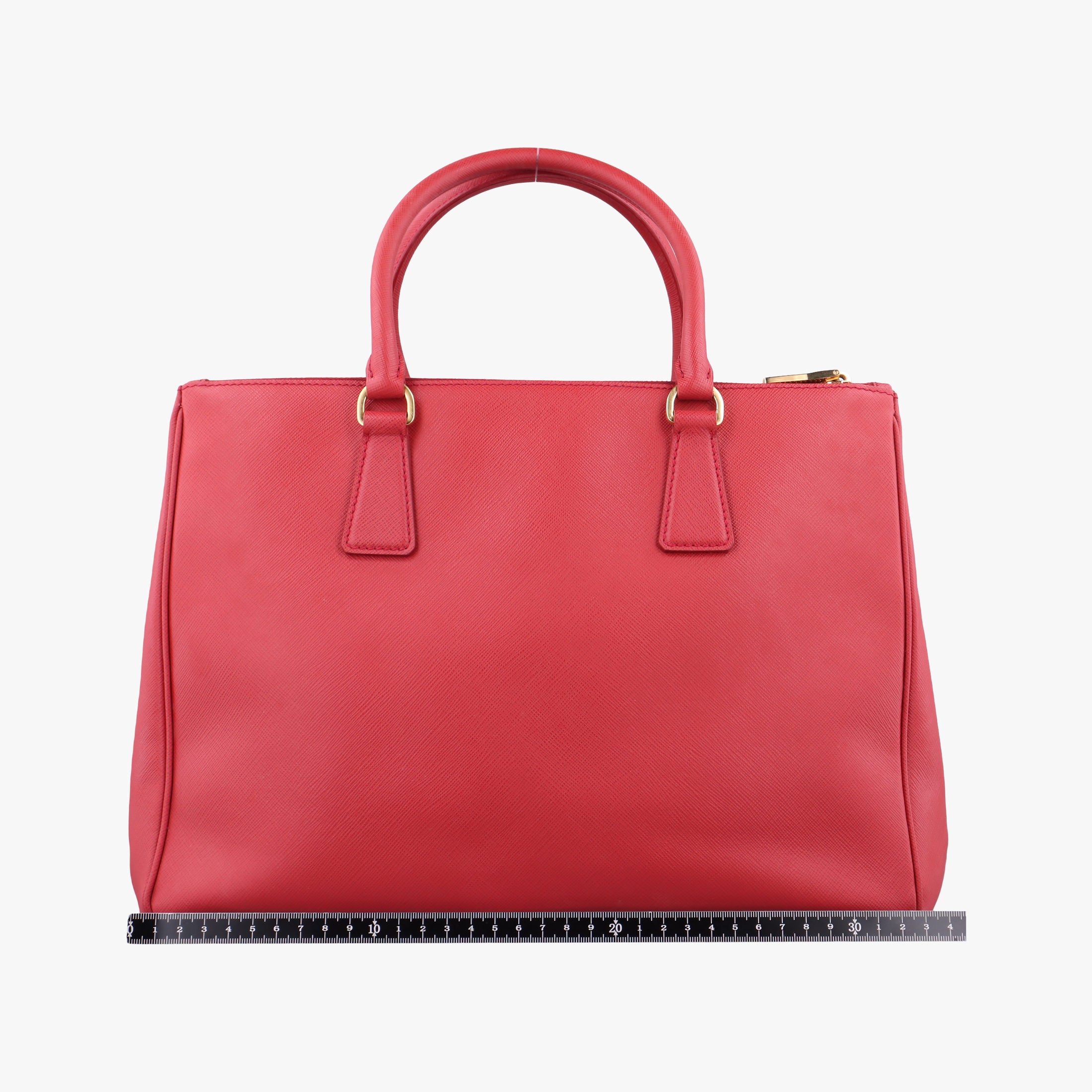 Pre-owned Prada Galleria Red SAFFIANO Leather BN1844 shoulderbag | stylenewstar