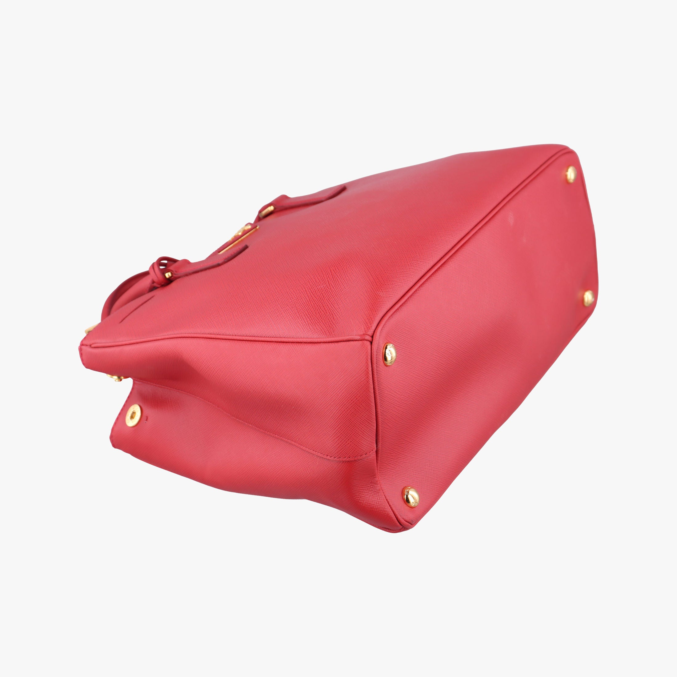 Pre-owned Prada Galleria Red SAFFIANO Leather BN1844 shoulderbag | stylenewstar