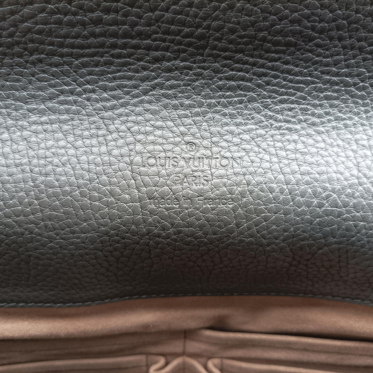 Pre-owned Louis Vuitton Marius Gray Taurillon Leather M54015 shoulderbag | stylenewstar