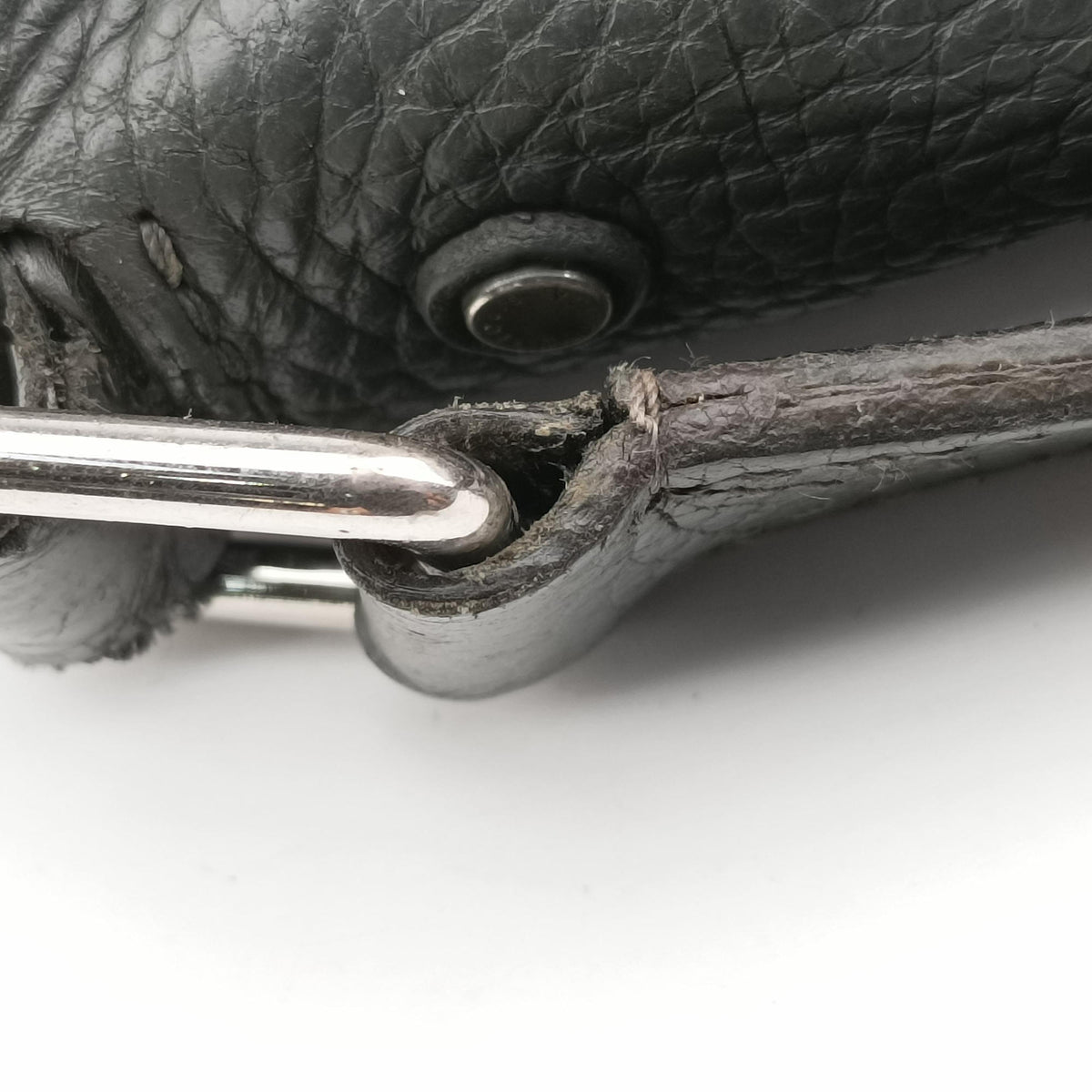 Pre-owned Louis Vuitton Marius Gray Taurillon Leather M54015 shoulderbag | stylenewstar