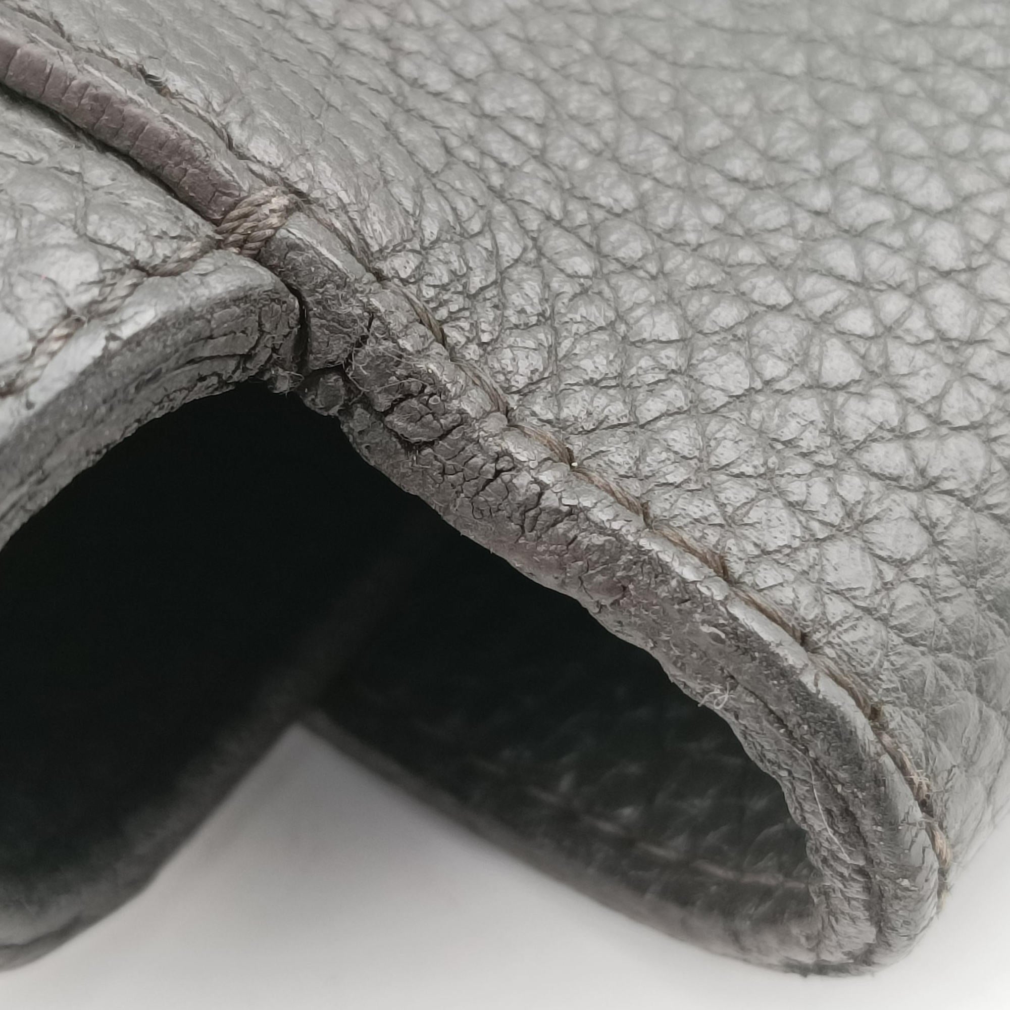 Pre-owned Louis Vuitton Marius Gray Taurillon Leather M54015 shoulderbag | stylenewstar