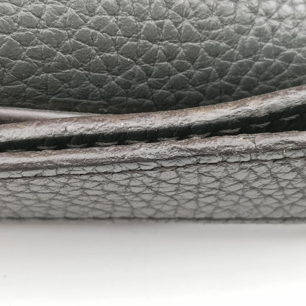 Pre-owned Louis Vuitton Marius Gray Taurillon Leather M54015 shoulderbag | stylenewstar