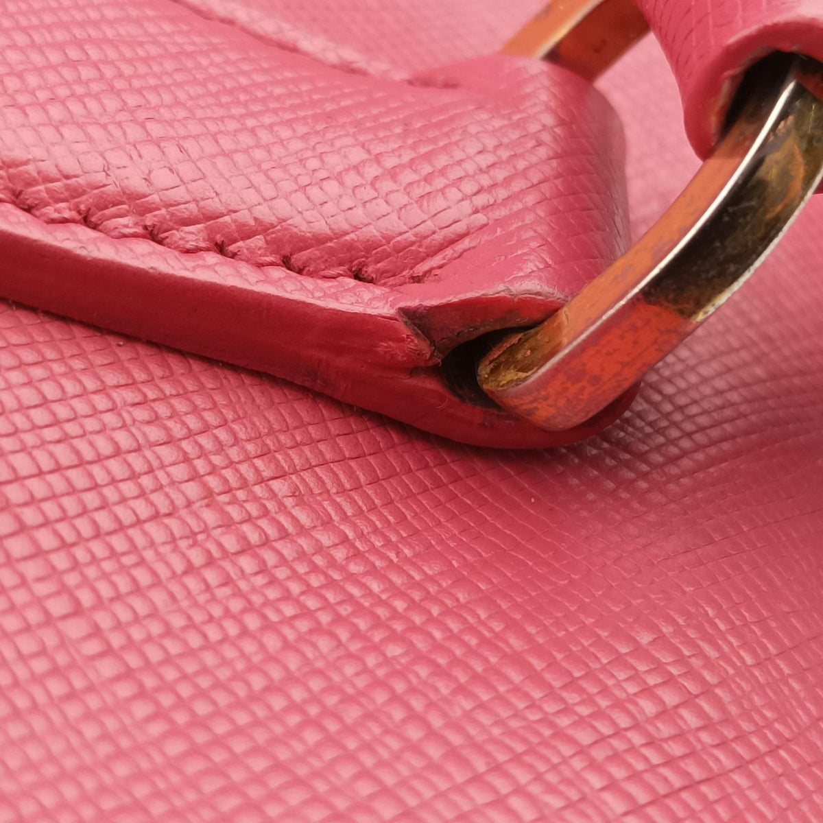 Vintage Prada Boston Pink SAFFIANO Leather BN1874 handbag | stylenewstar