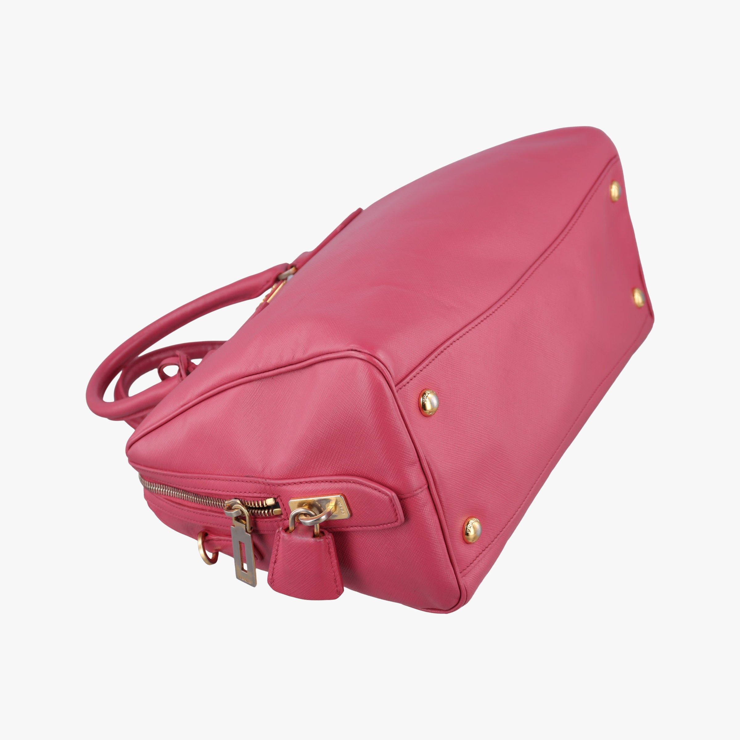 Vintage Prada Boston Pink SAFFIANO Leather BN1874 handbag | stylenewstar