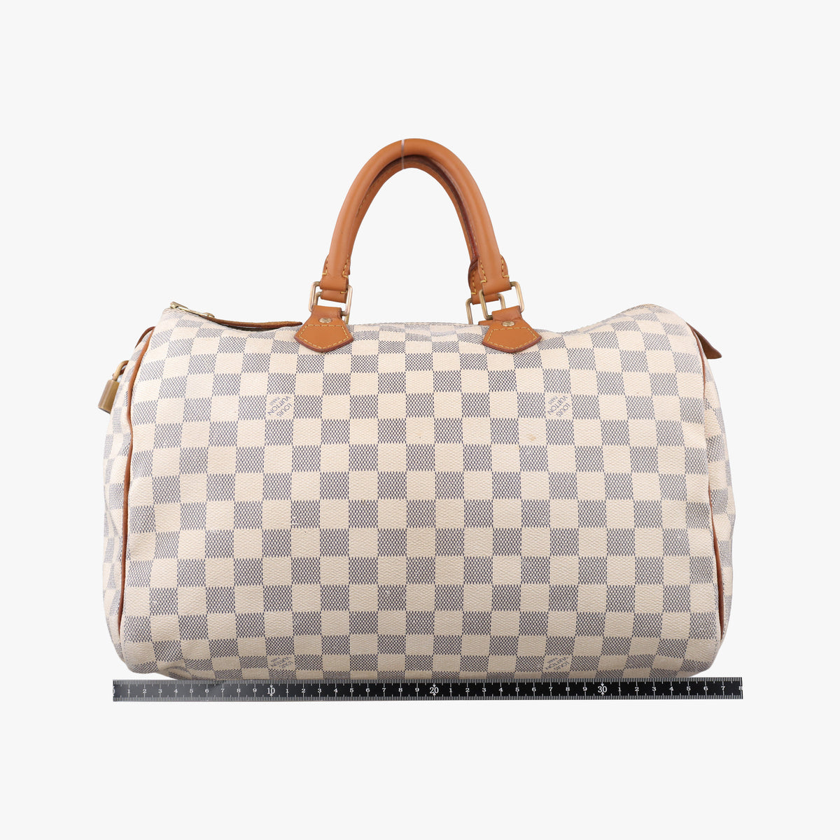 Pre-owned Louis Vuitton Speedy 35 Azur Damier Canvas N41535 handbag | stylenewstar