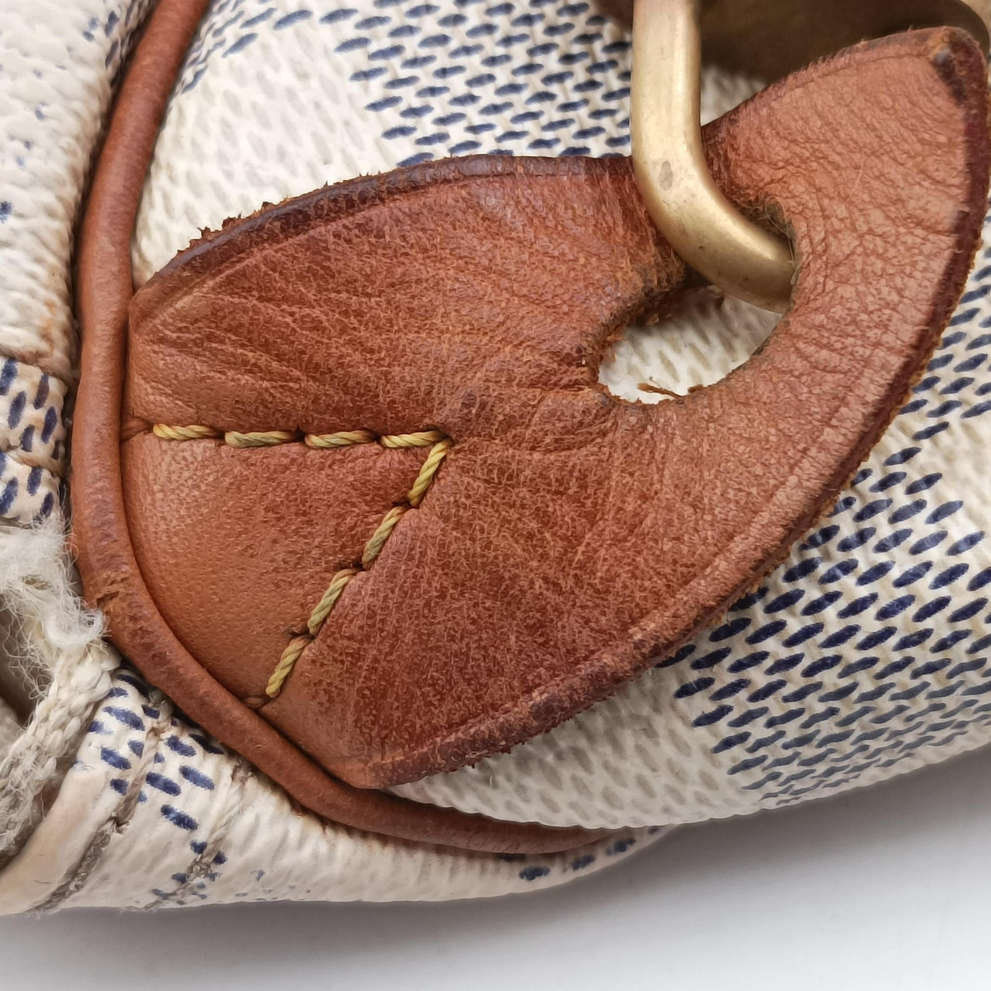Pre-owned Louis Vuitton Speedy 35 Azur Damier Canvas N41535 handbag | stylenewstar
