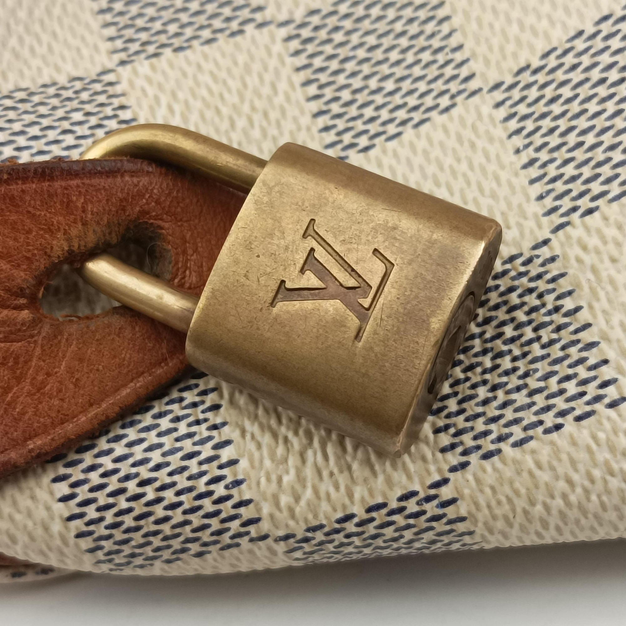 Pre-owned Louis Vuitton Speedy 35 Azur Damier Canvas N41535 handbag | stylenewstar