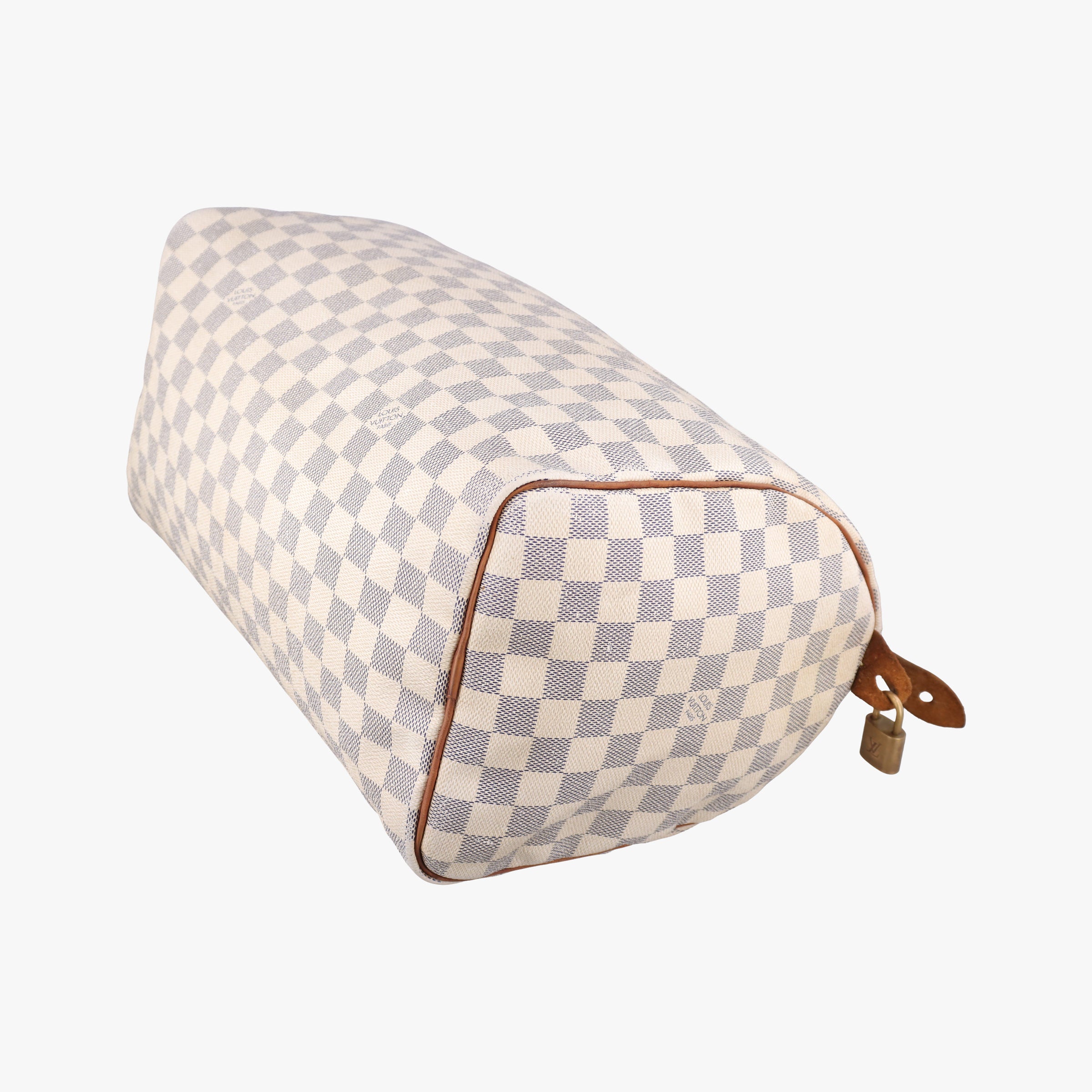 Pre-owned Louis Vuitton Speedy 35 Azur Damier Canvas N41535 handbag | stylenewstar