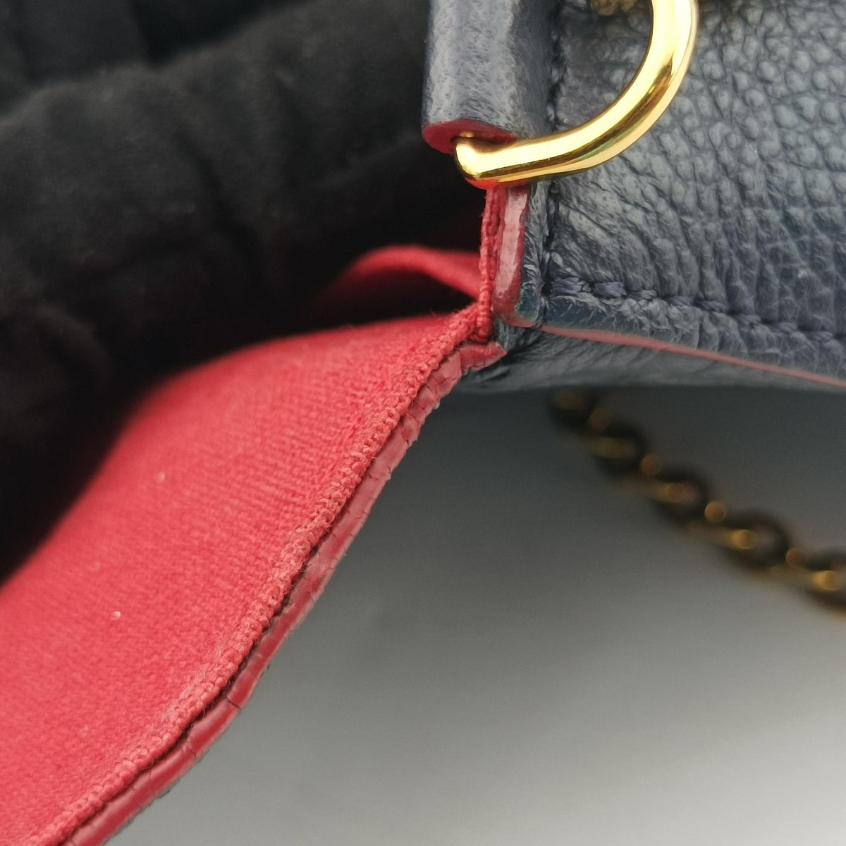 Pre-owned Louis Vuitton Pochette Felice MARINE ROUGE Monogram Empreinte M64099 shoulderbag | stylenewstar