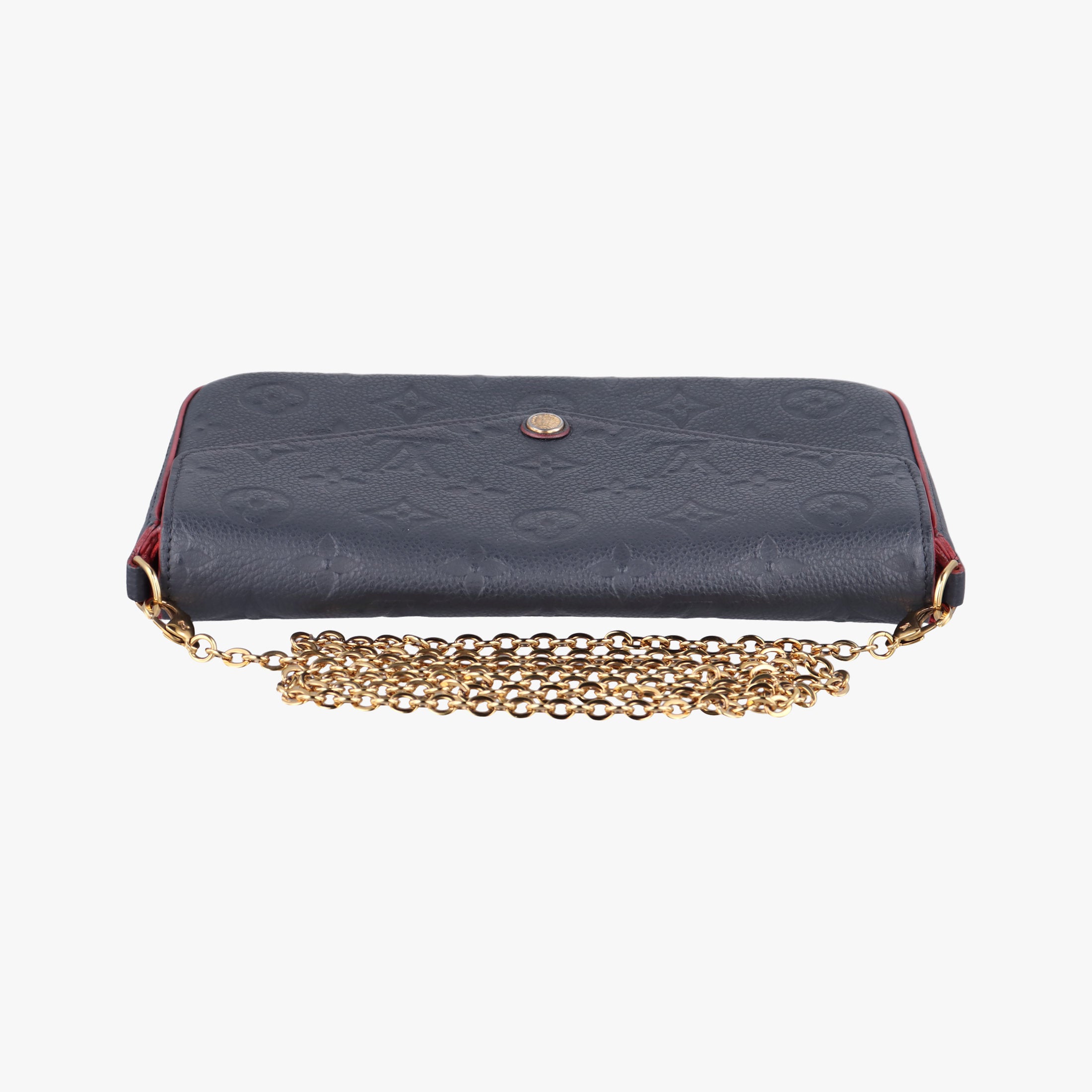 Pre-owned Louis Vuitton Pochette Felice MARINE ROUGE Monogram Empreinte M64099 shoulderbag | stylenewstar