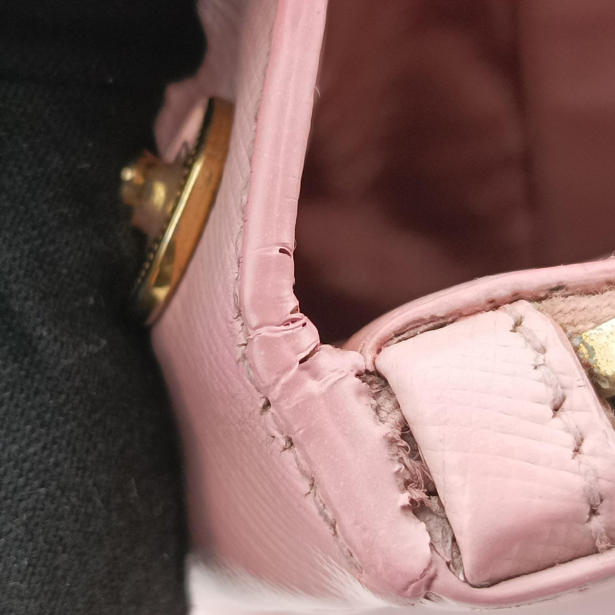 Pre-owned Prada Galleria Pink SAFFIANO Leather BN1786 handbag | stylenewstar