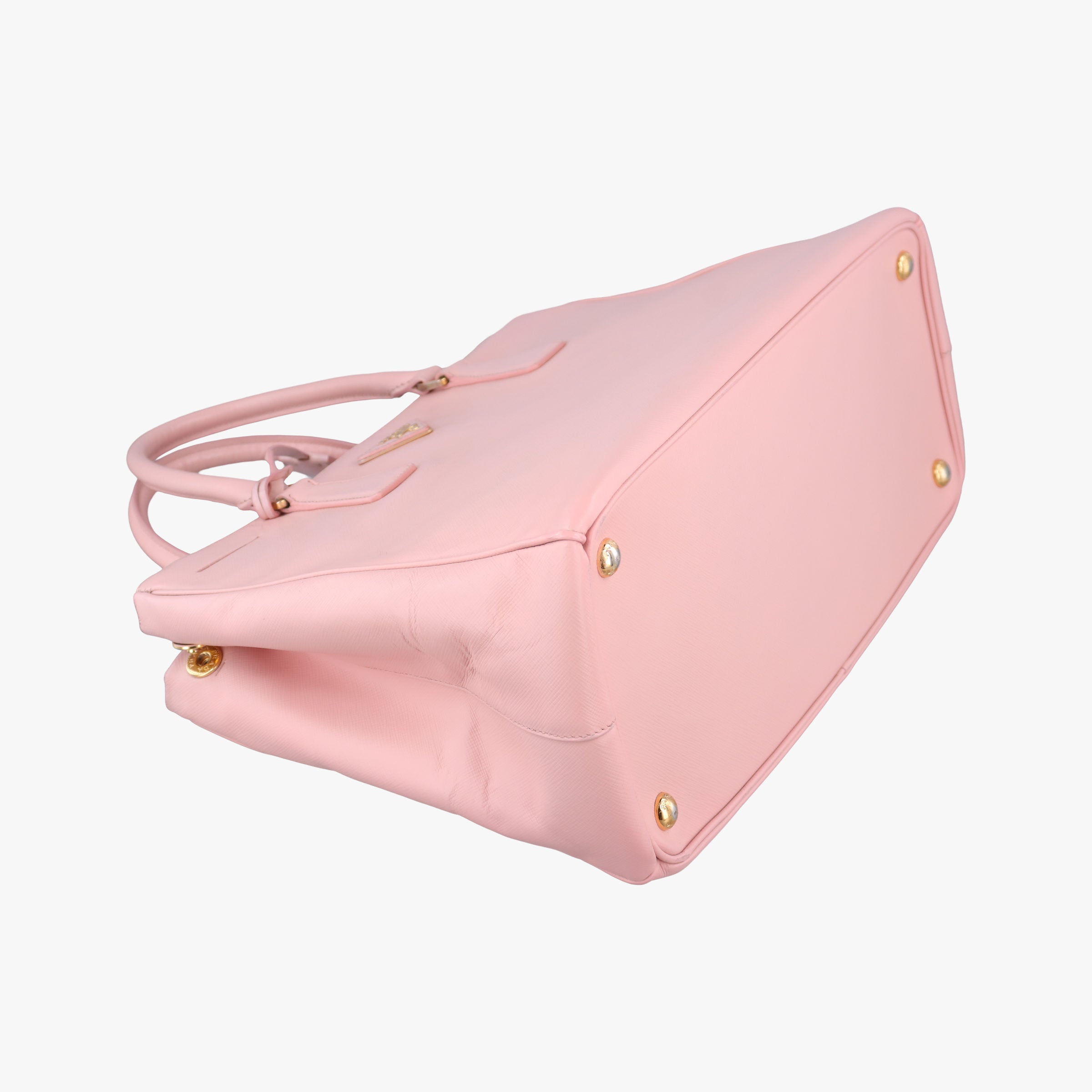 Pre-owned Prada Galleria Pink SAFFIANO Leather BN1786 handbag | stylenewstar