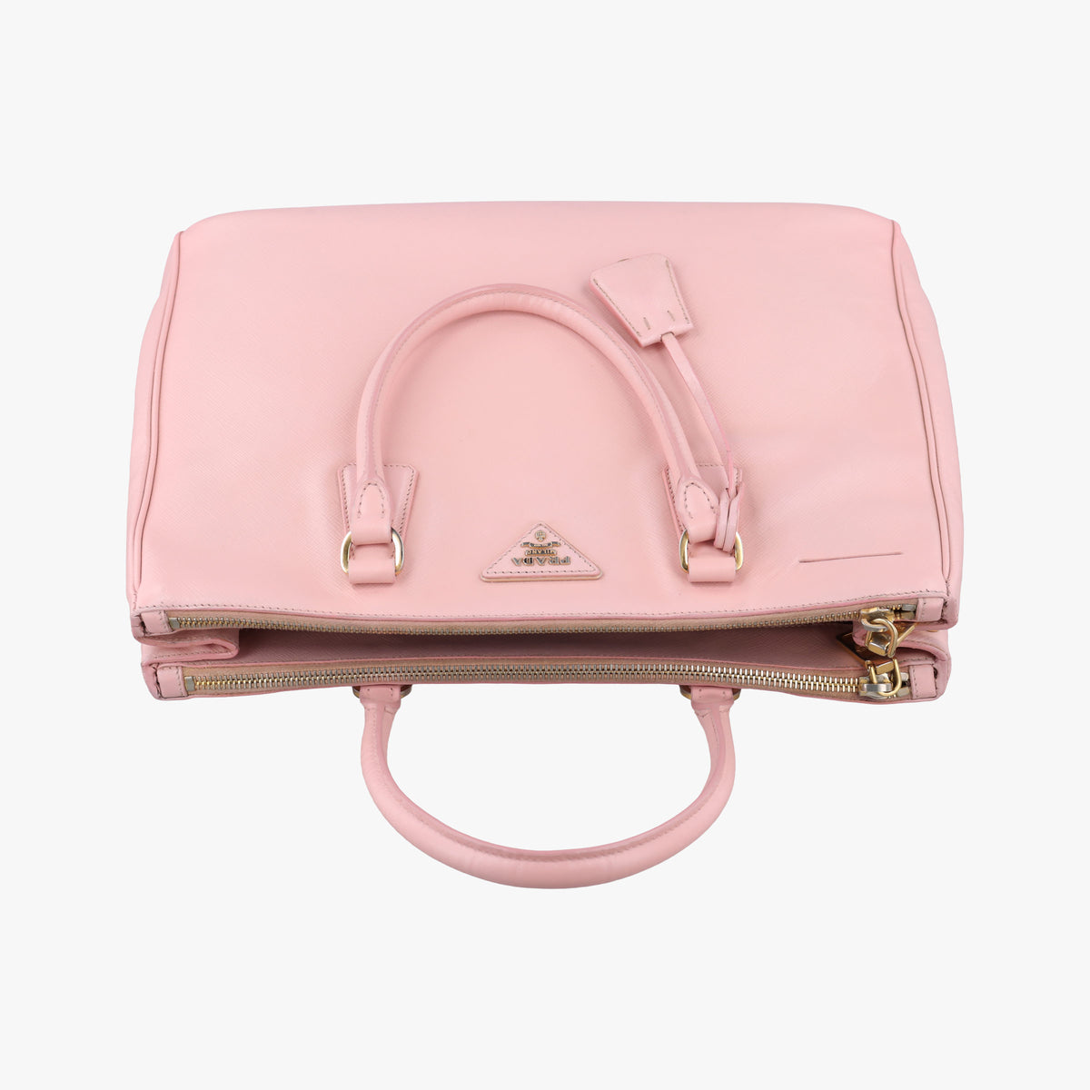 Pre-owned Prada Galleria Pink SAFFIANO Leather BN1786 handbag | stylenewstar