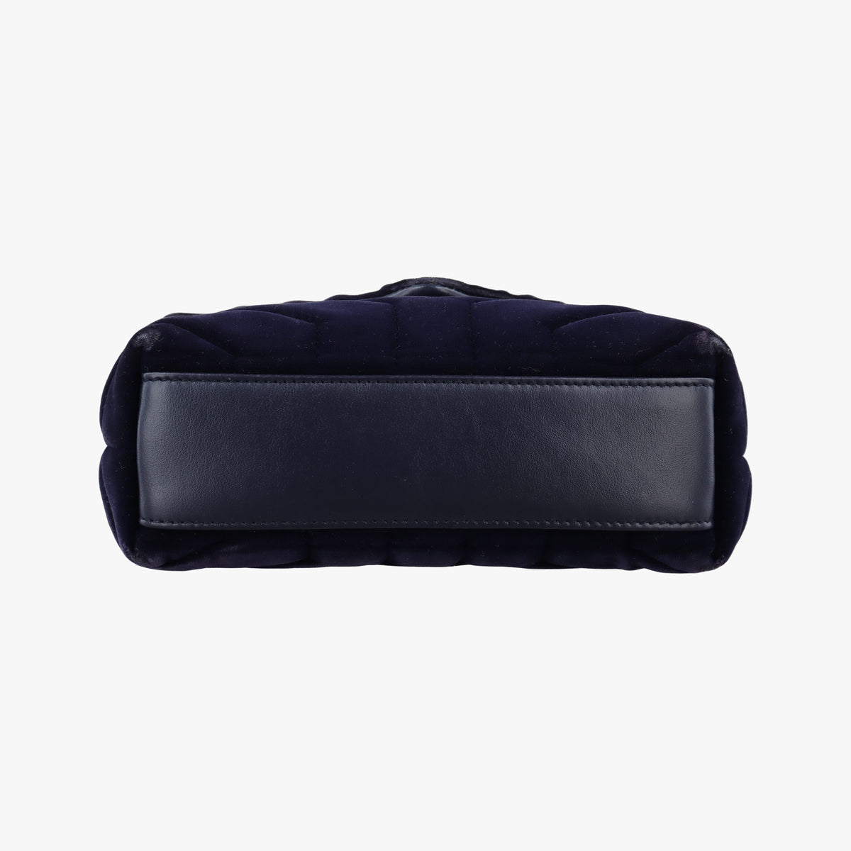 Vintage Yves Saint Laurent Monogram Lulutoy Navy velour 467072 shoulderbag | stylenewstar