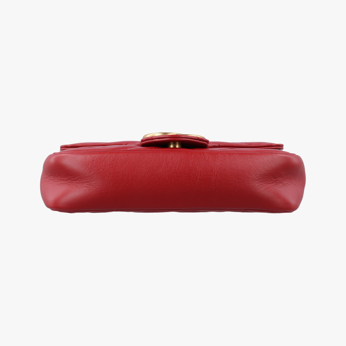Pre-owned Gucci GG Marmont Red Leather 476433 shoulderbag | stylenewstar