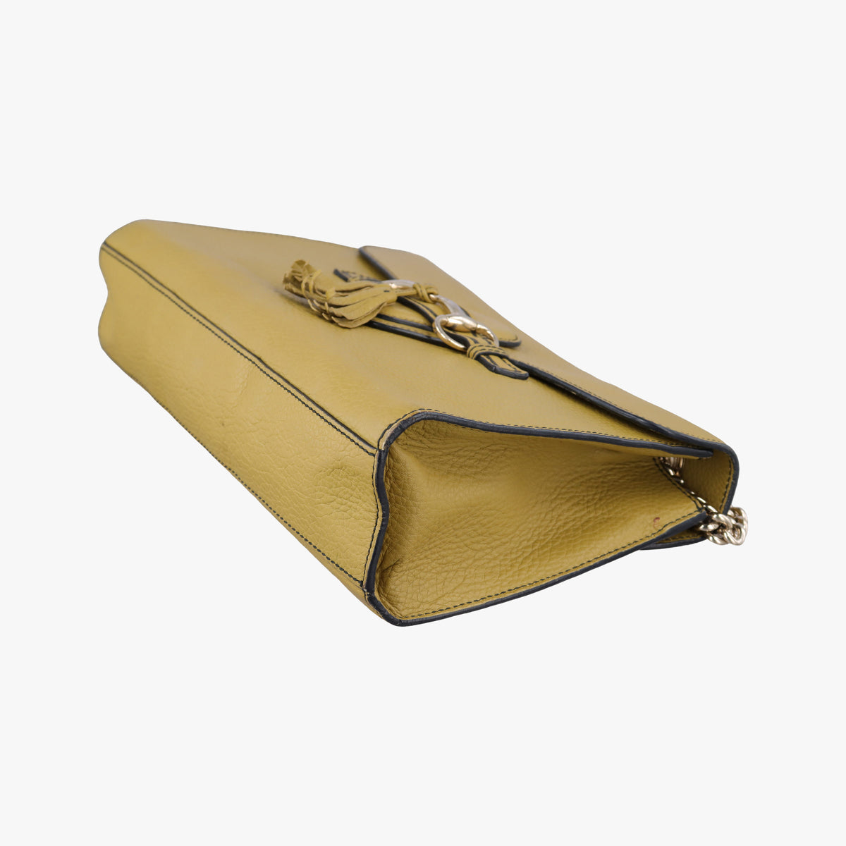 Pre-owned Gucci Emily Yellow Leather 295402 shoulderbag | stylenewstar