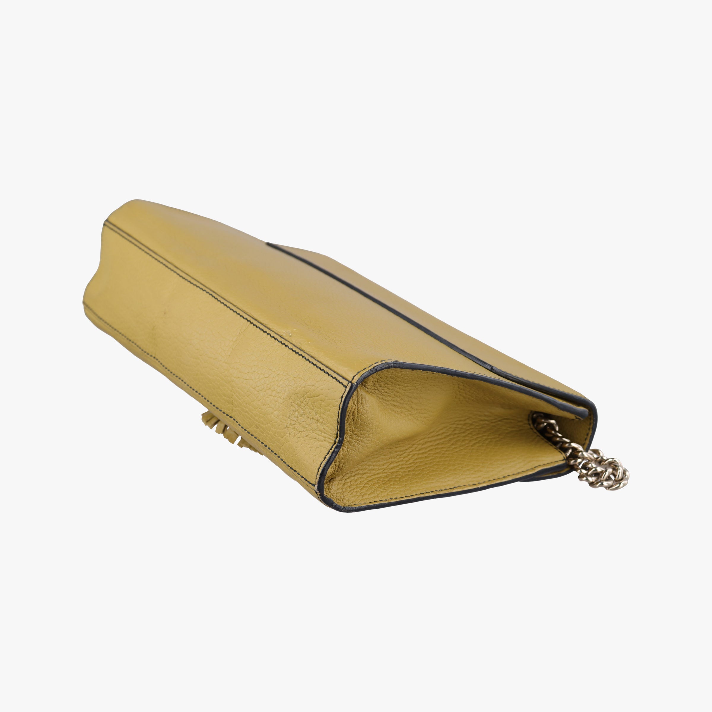 Pre-owned Gucci Emily Yellow Leather 295402 shoulderbag | stylenewstar