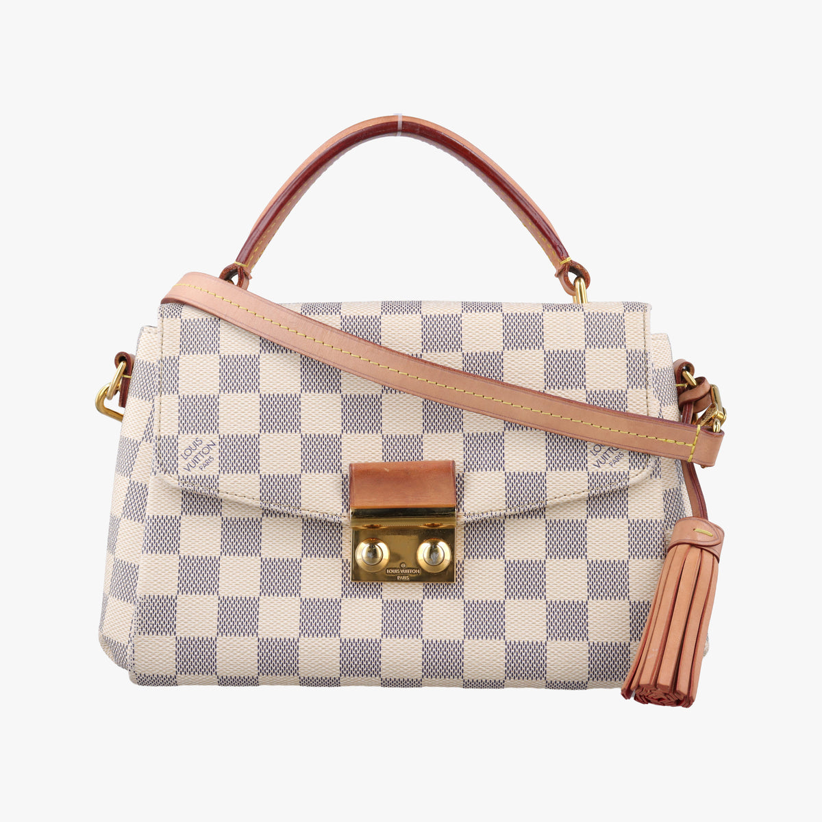 Secondhand Louis Vuitton CROISETTE Azur Damier Canvas N41581 shoulderbag | stylenewstar