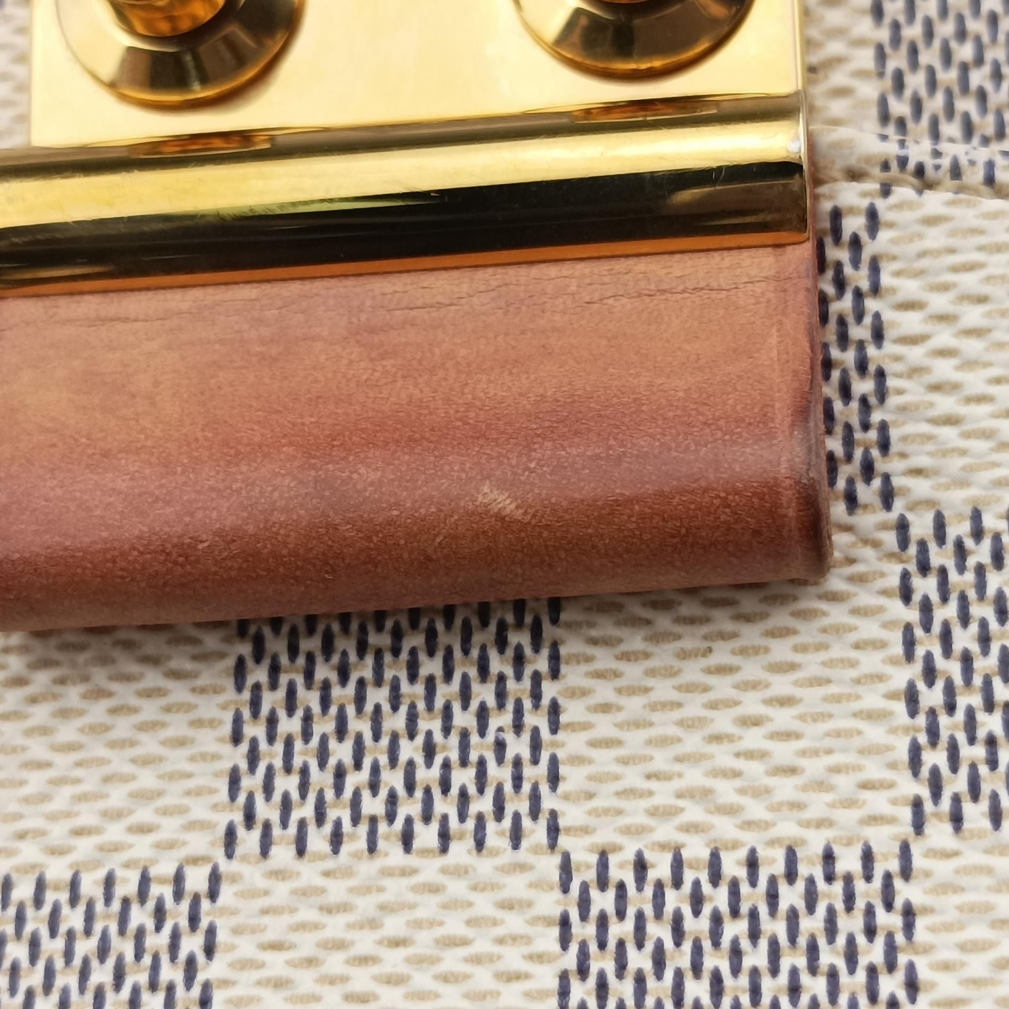 Secondhand Louis Vuitton CROISETTE Azur Damier Canvas N41581 shoulderbag | stylenewstar